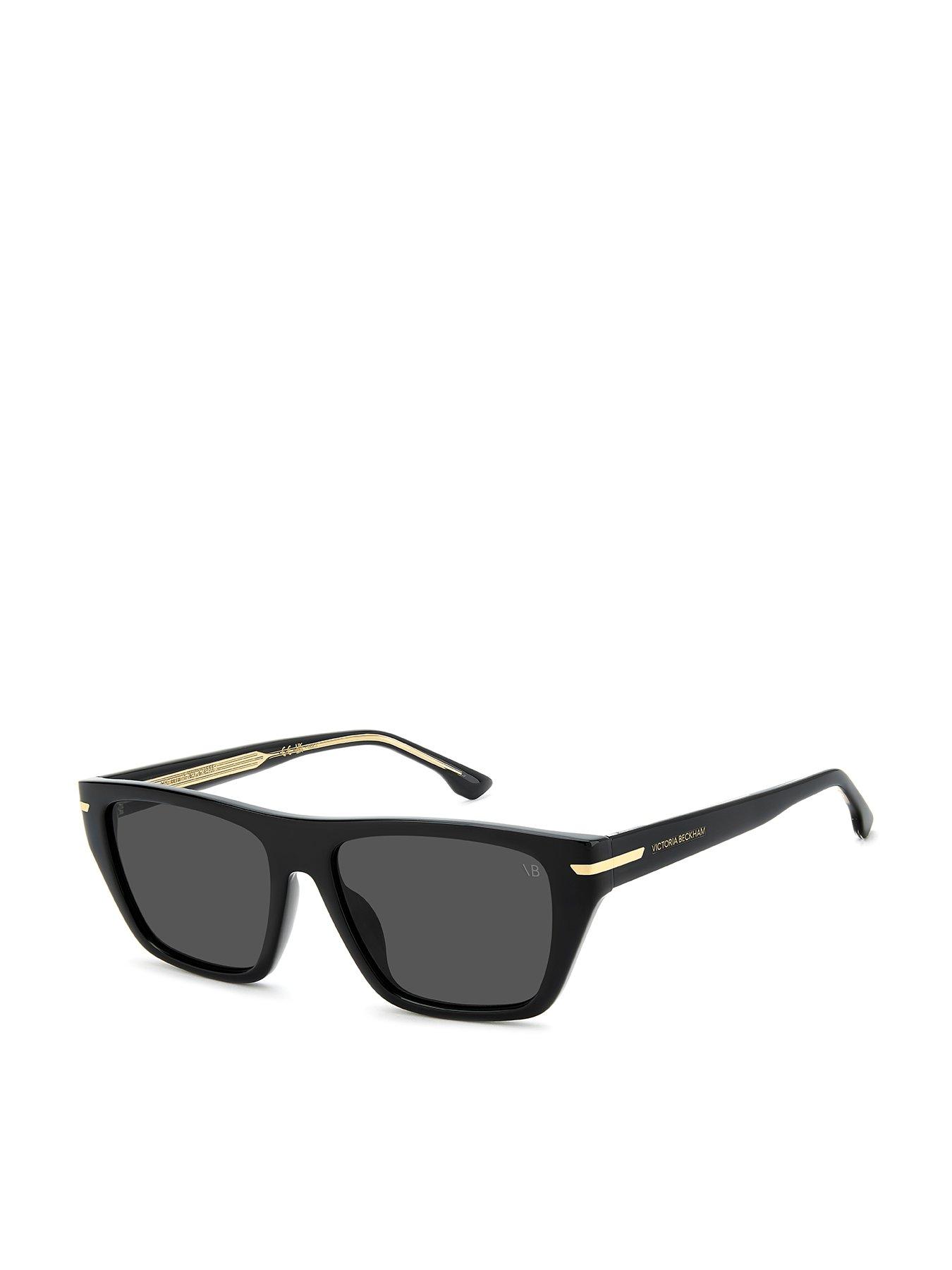 VICTORIA BECKHAM Rectangular Sunglasses In Black