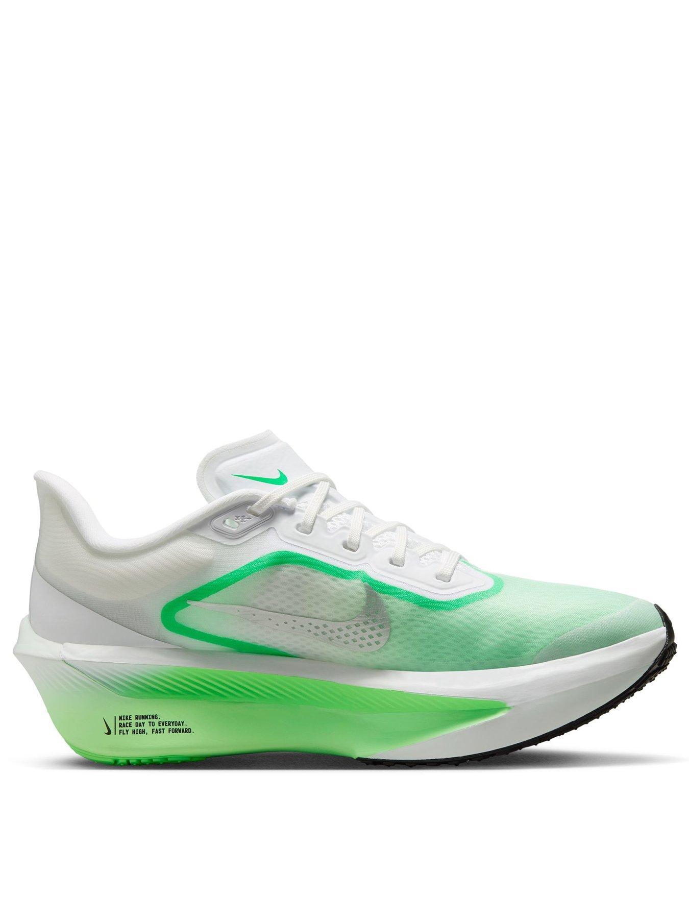 Image 1 of 7 of Nike Womens Running Zoom Fly 6 Trainers - White/green
