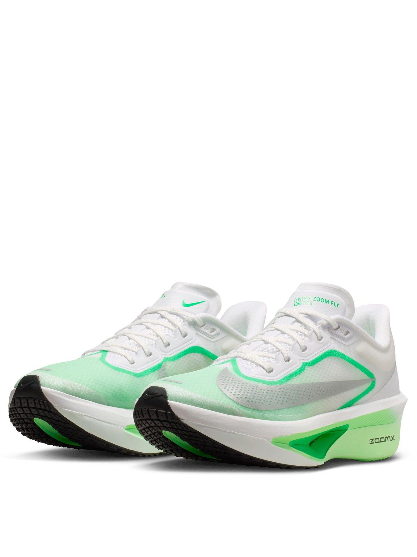 Image 2 of 7 of Nike Womens Running Zoom Fly 6 Trainers - White/green