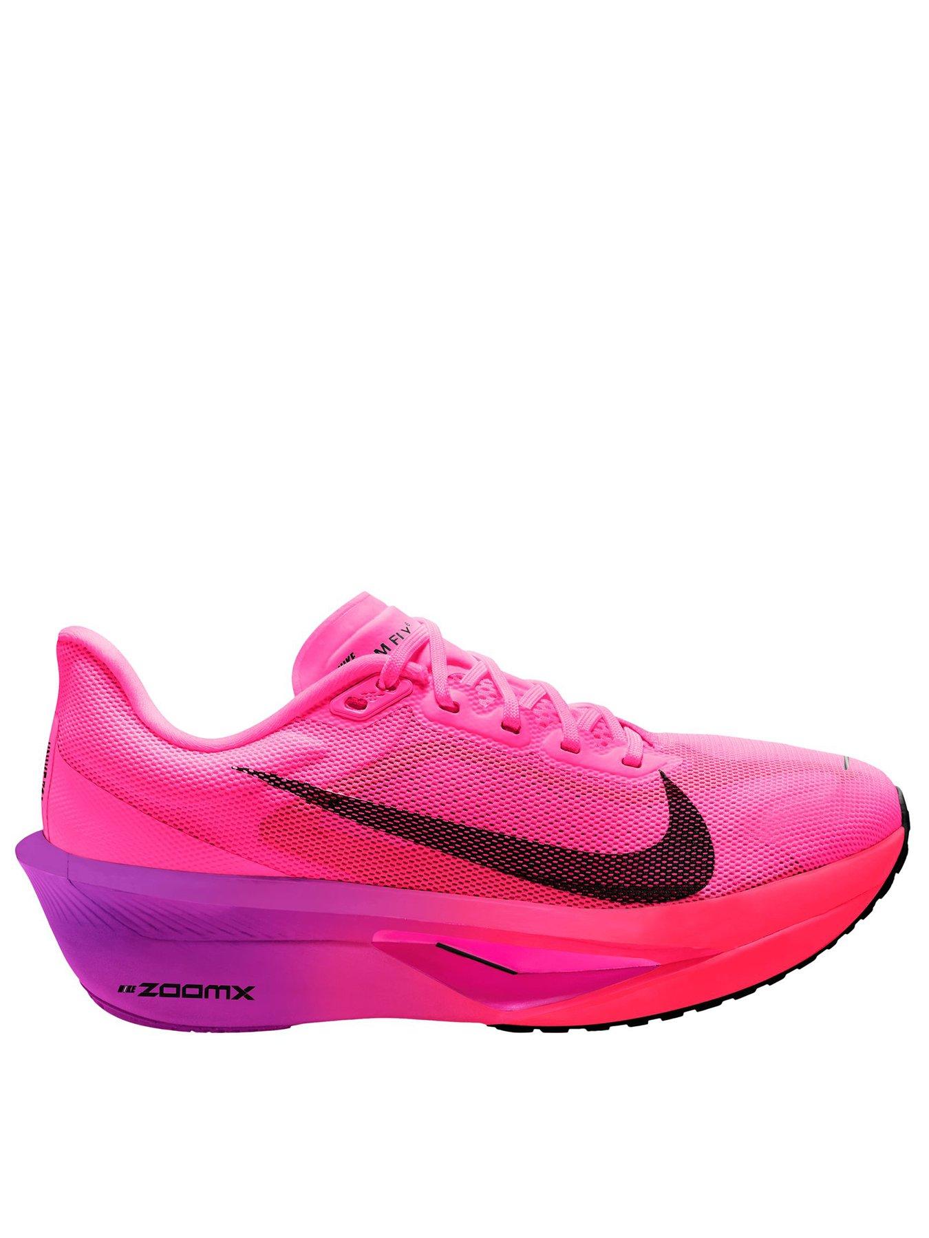Image 1 of 4 of Nike Womens Zoom Fly 6 Carbon-Fibre Flyplate Mesh Trainers - Pink