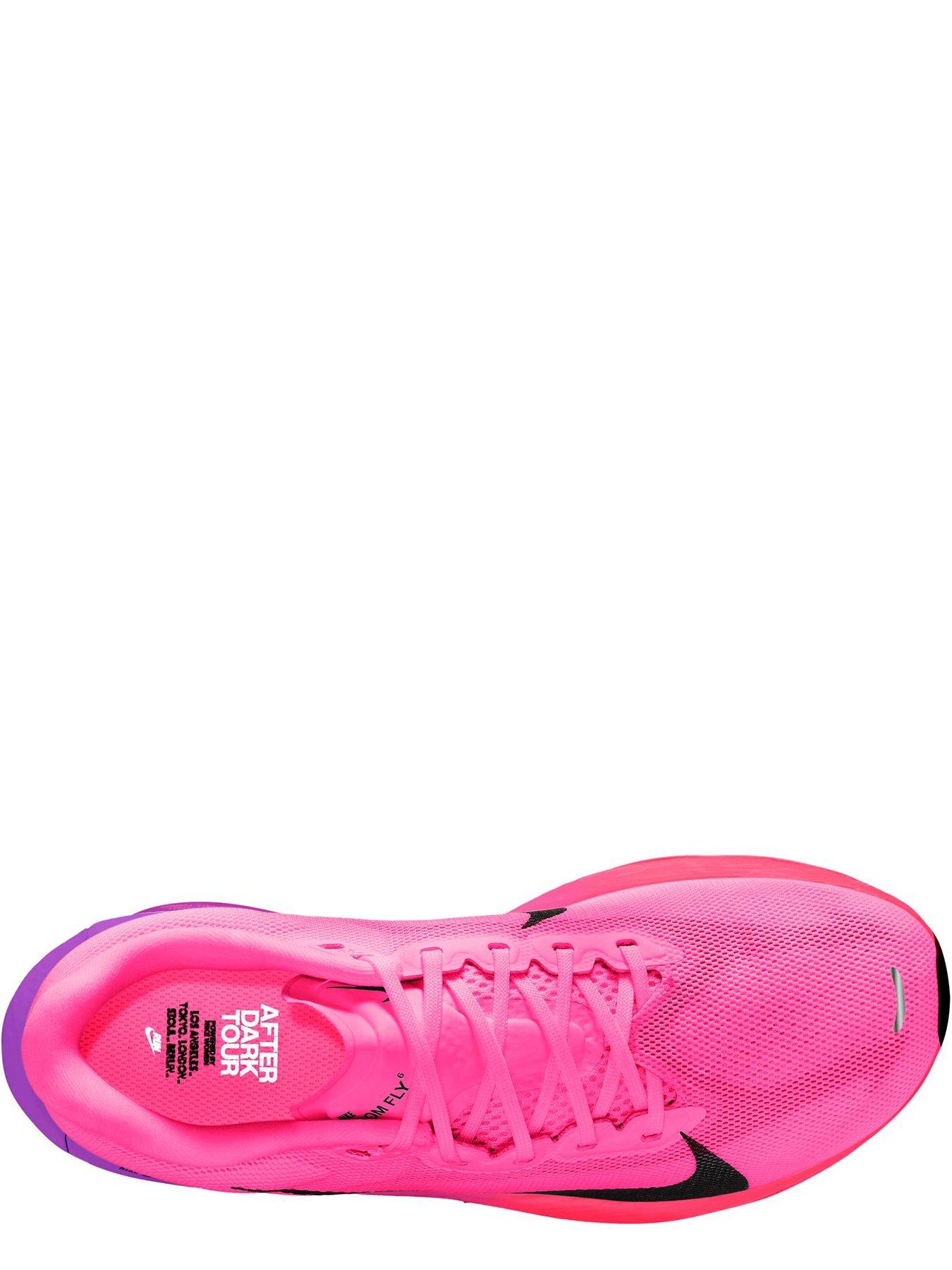 Image 2 of 4 of Nike Womens Zoom Fly 6 Carbon-Fibre Flyplate Mesh Trainers - Pink