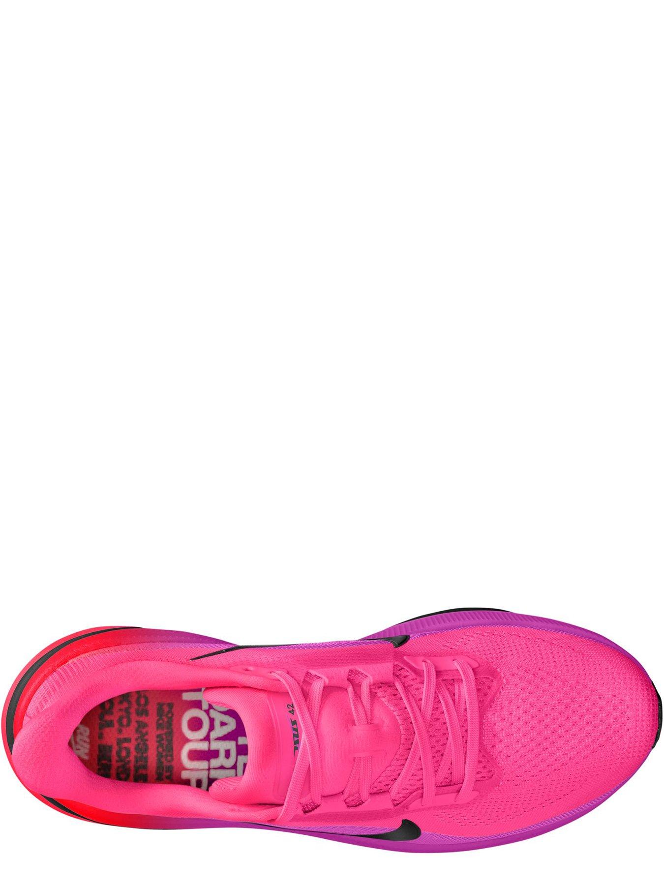 Image 2 of 4 of Nike Womens Running Pegasus 42 Air Zoom ReactX Trainers - Pink