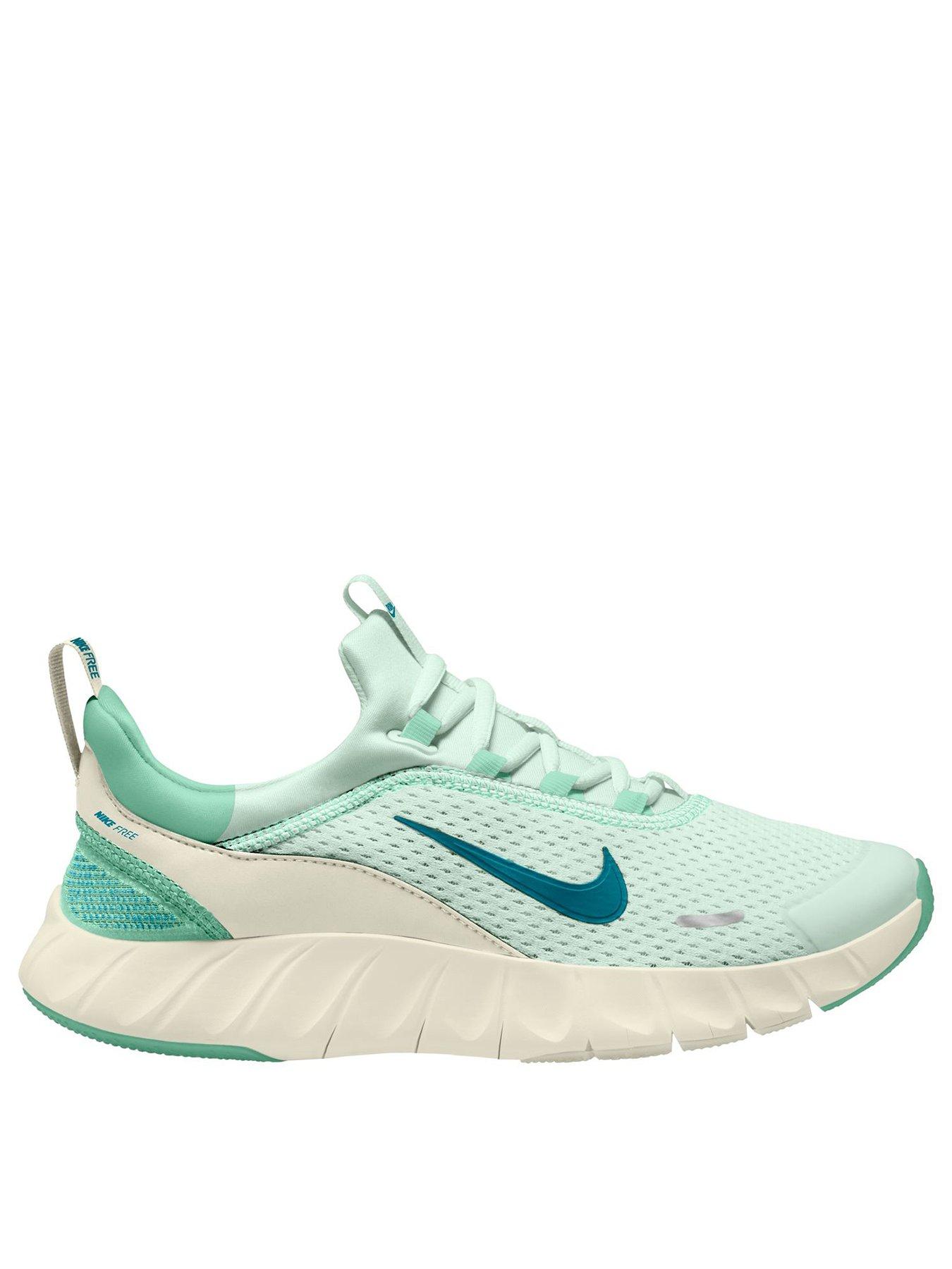 Nike Big Kids Running Free Ride Trainers - Green in Green/Bright Spruce- Green