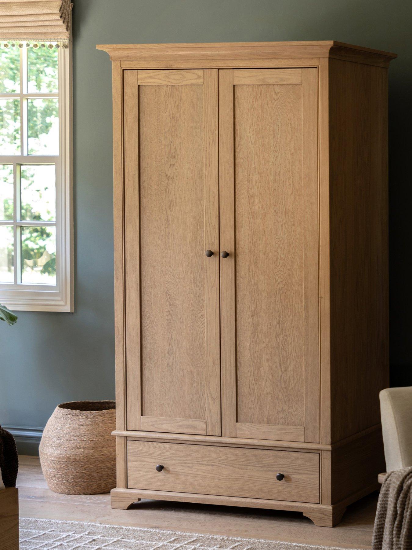 Gallery Direct Malvern 2 Door 1 Drawer Wardrobe