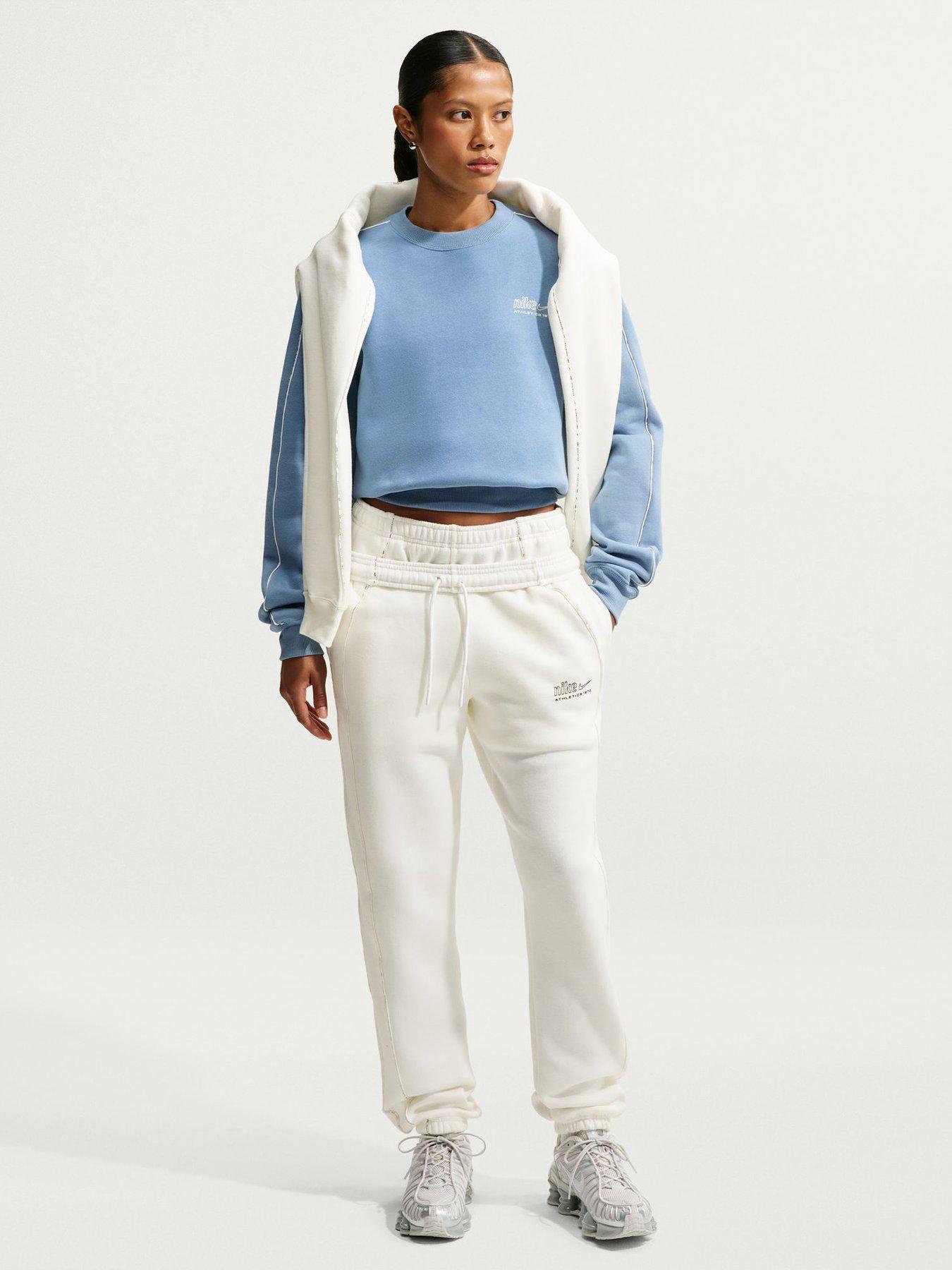 Image 3 of 6 of Nike Womens Athletics Department Piped Sweatshirt - Blue