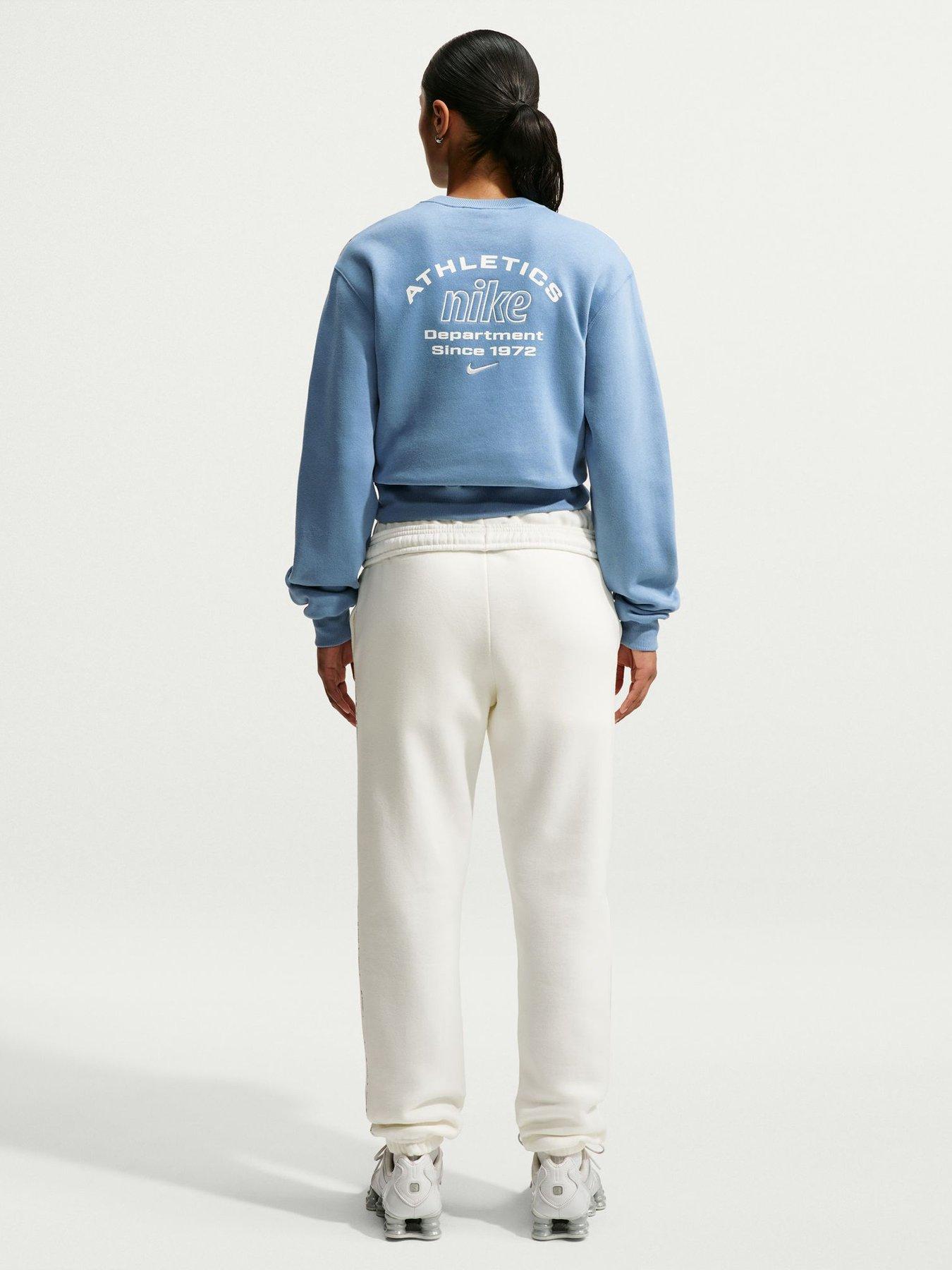 Image 4 of 6 of Nike Womens Athletics Department Piped Sweatshirt - Blue