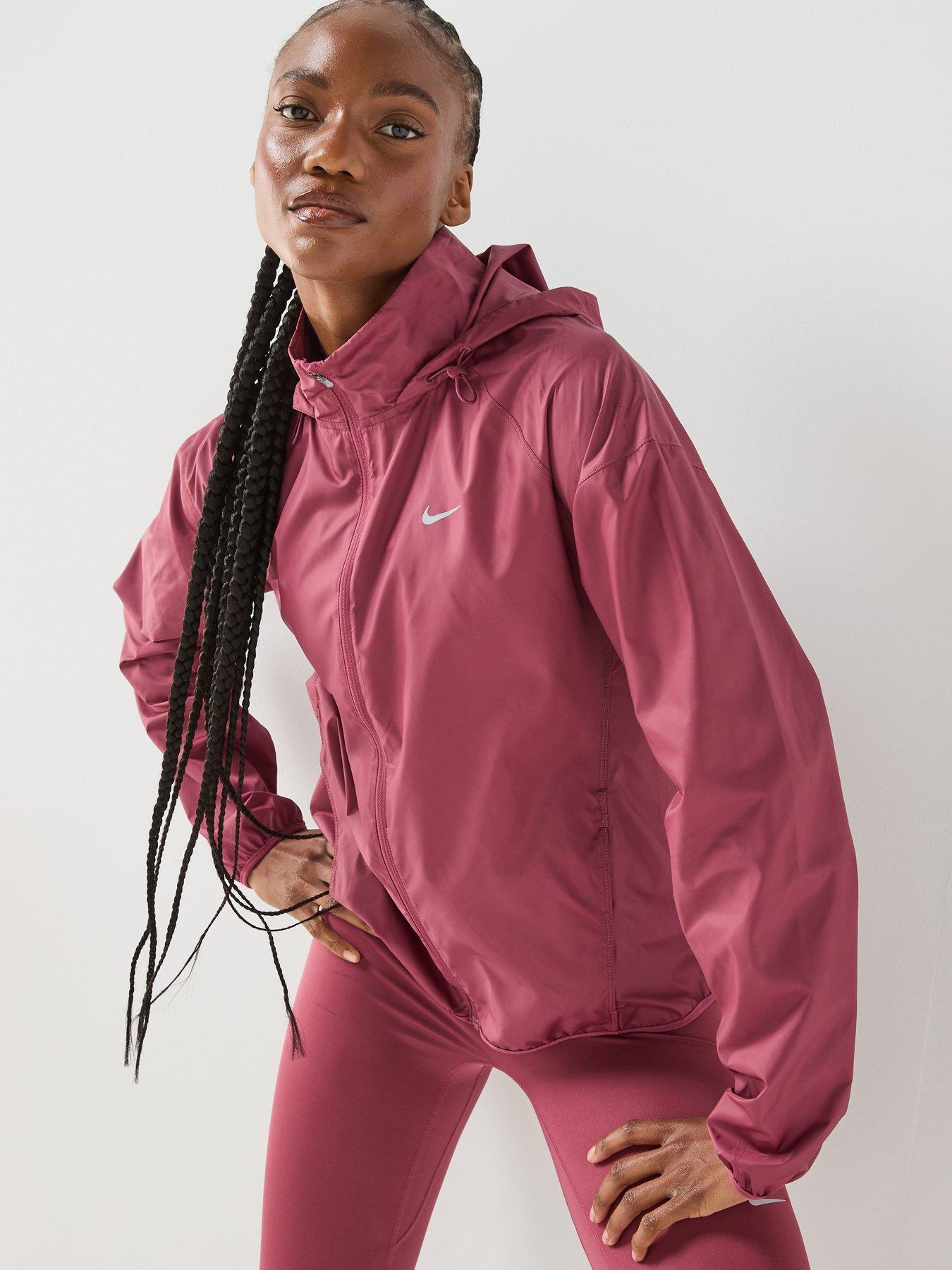 Nike Womens Tempo Repel Running Jacket - Pink