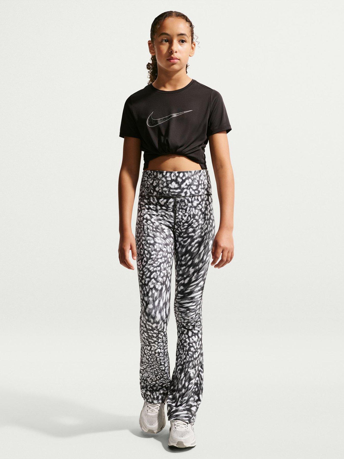 Nike Junior Girls Sportswear Studio Leggings - Black