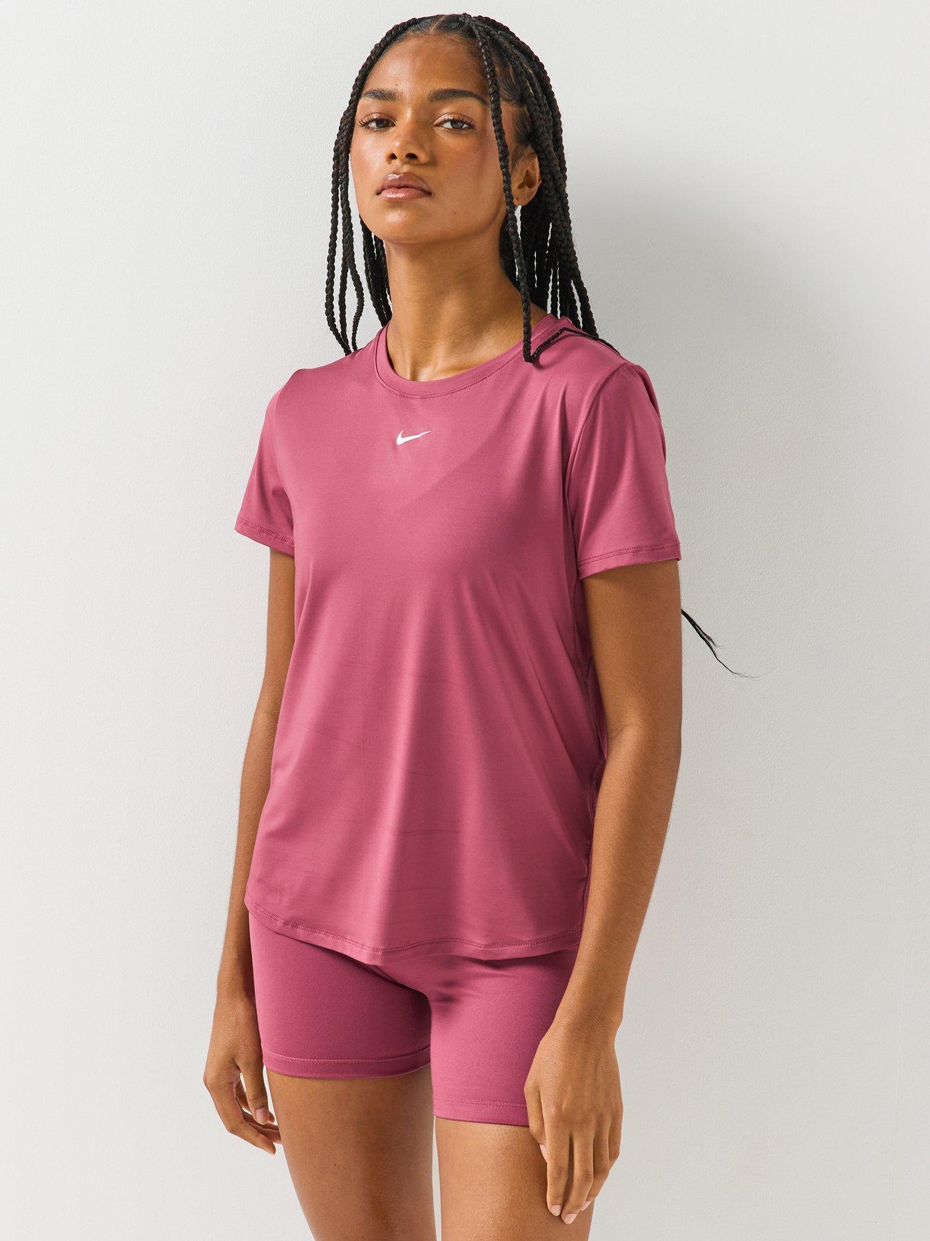 Nike Womens Training One Classic Dri-Fit T-Shirt - Pink