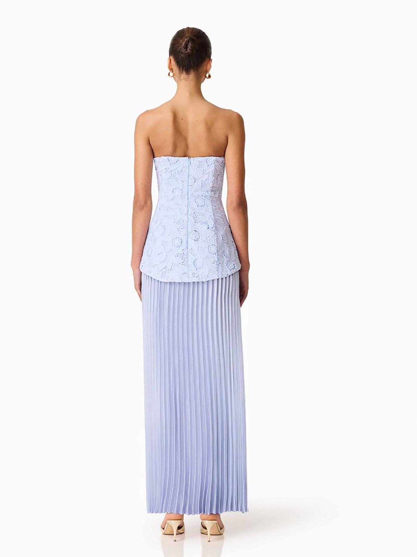 Image 2 of 7 of Elliatt Lacy Strapless Gown