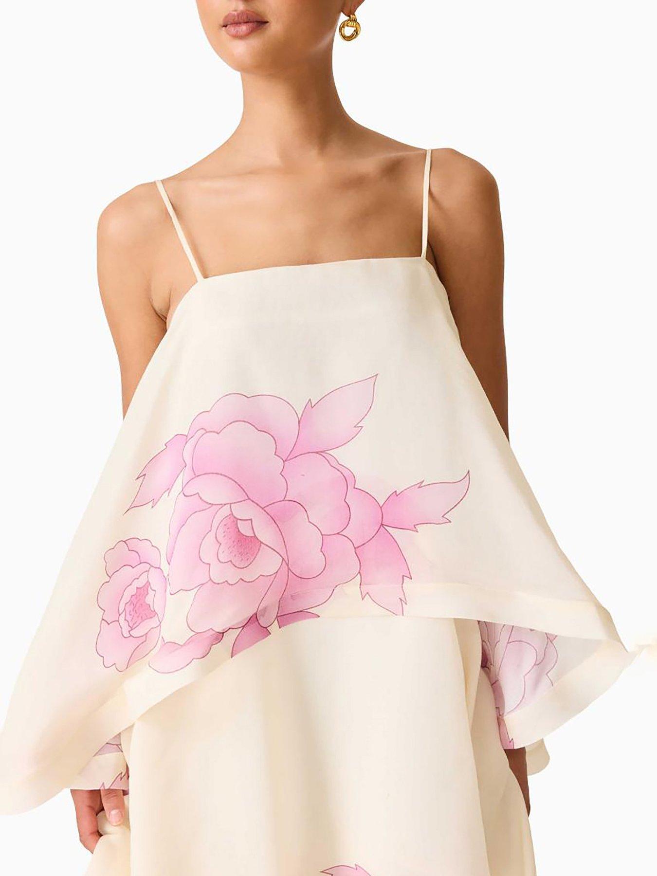 Image 6 of 6 of Elliatt Rova Tiered Gown - Pink