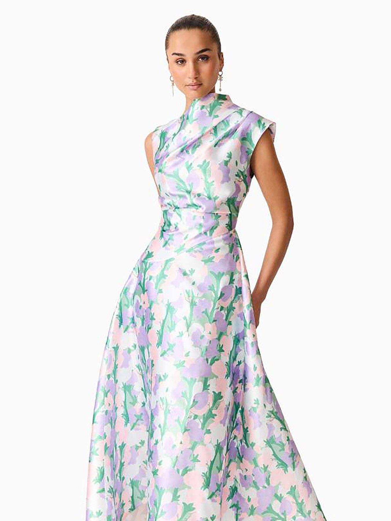 Image 5 of 7 of Elliatt Lavina Asymmetrical Gown - Purple