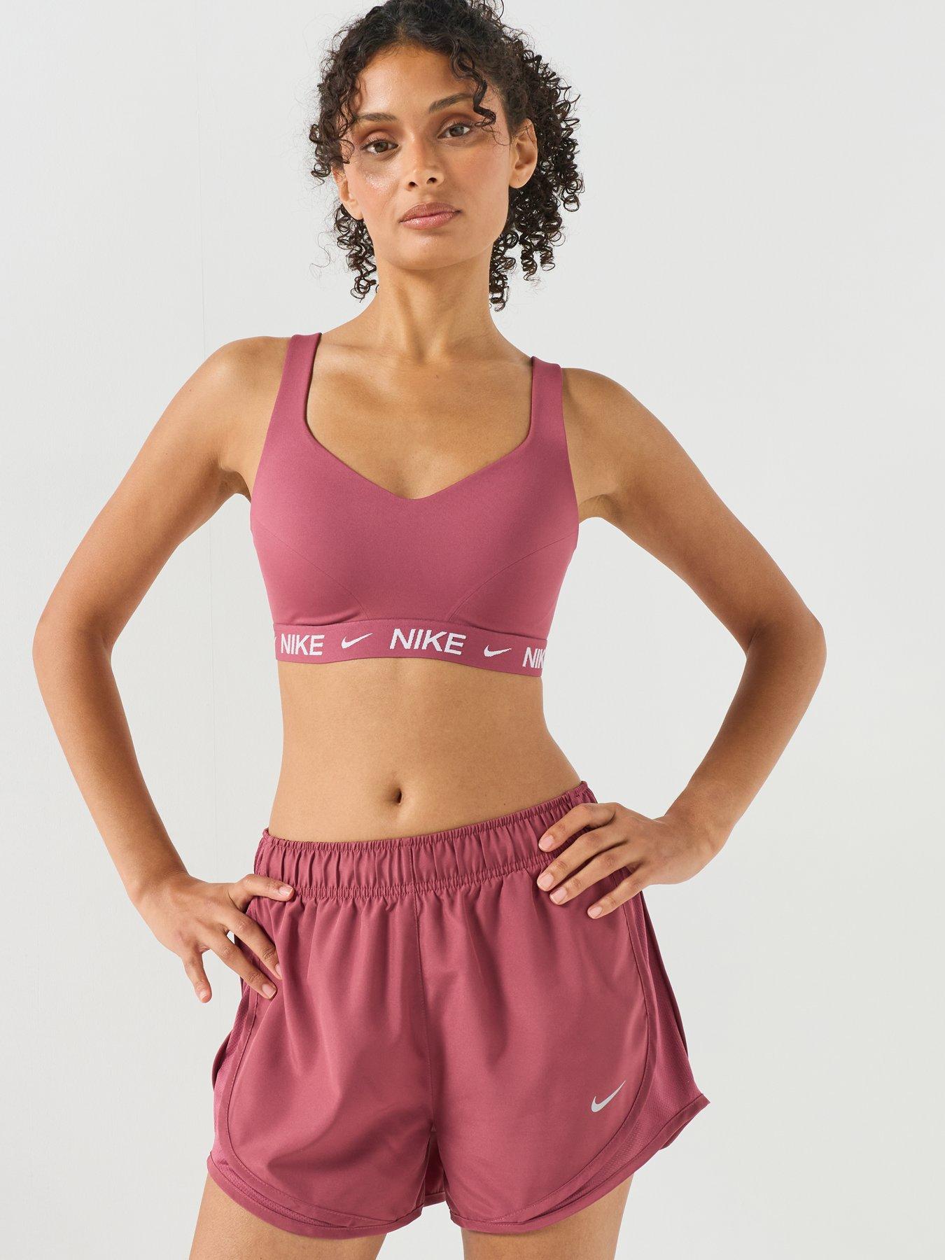 Image 6 of 6 of Nike Womens Training Dri-Fit Indy High Support Sports Bra - Pink