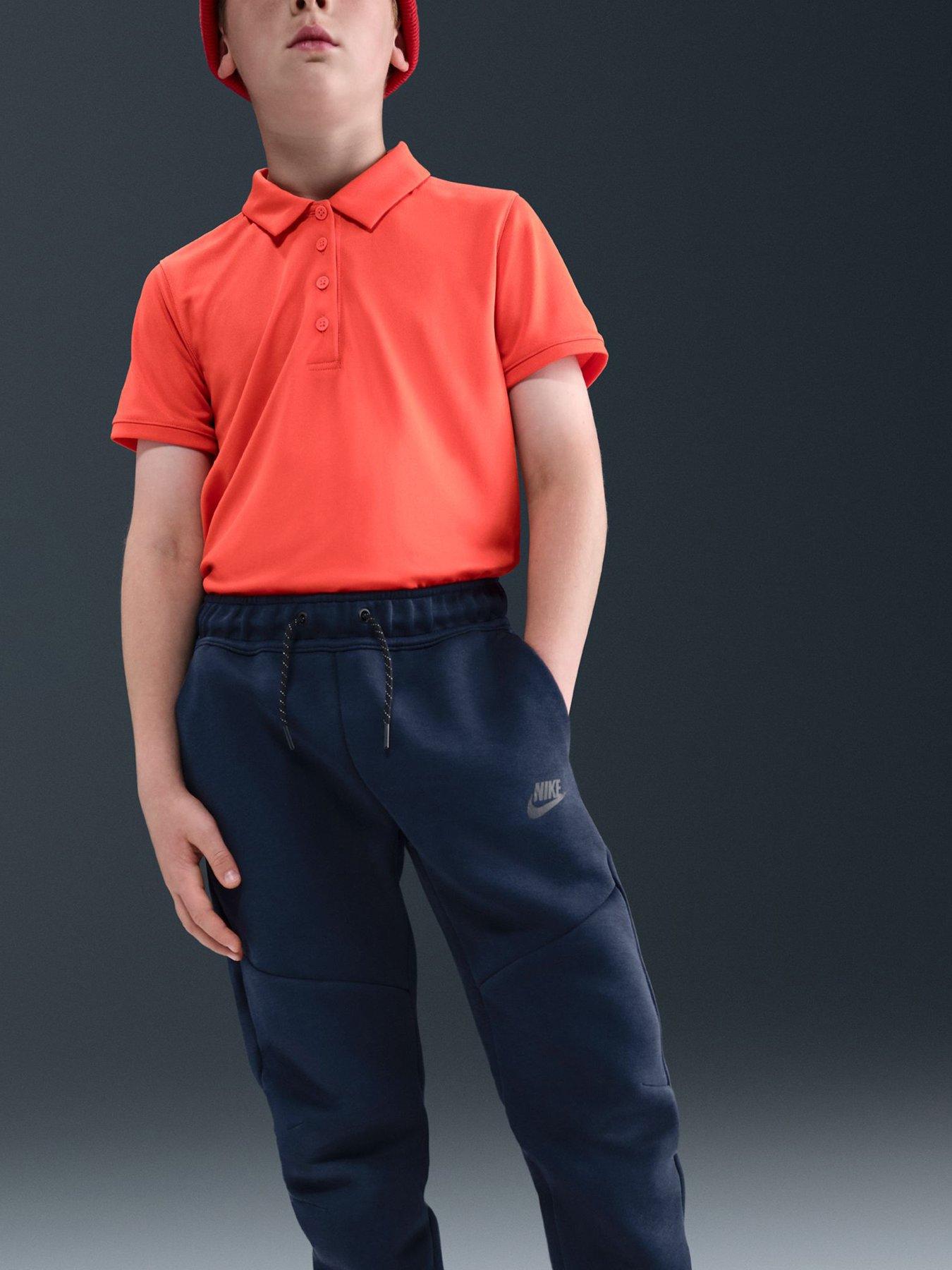 Nike Big Kids' Tech Fleece Joggers - Black in Obsidian/Black/Black