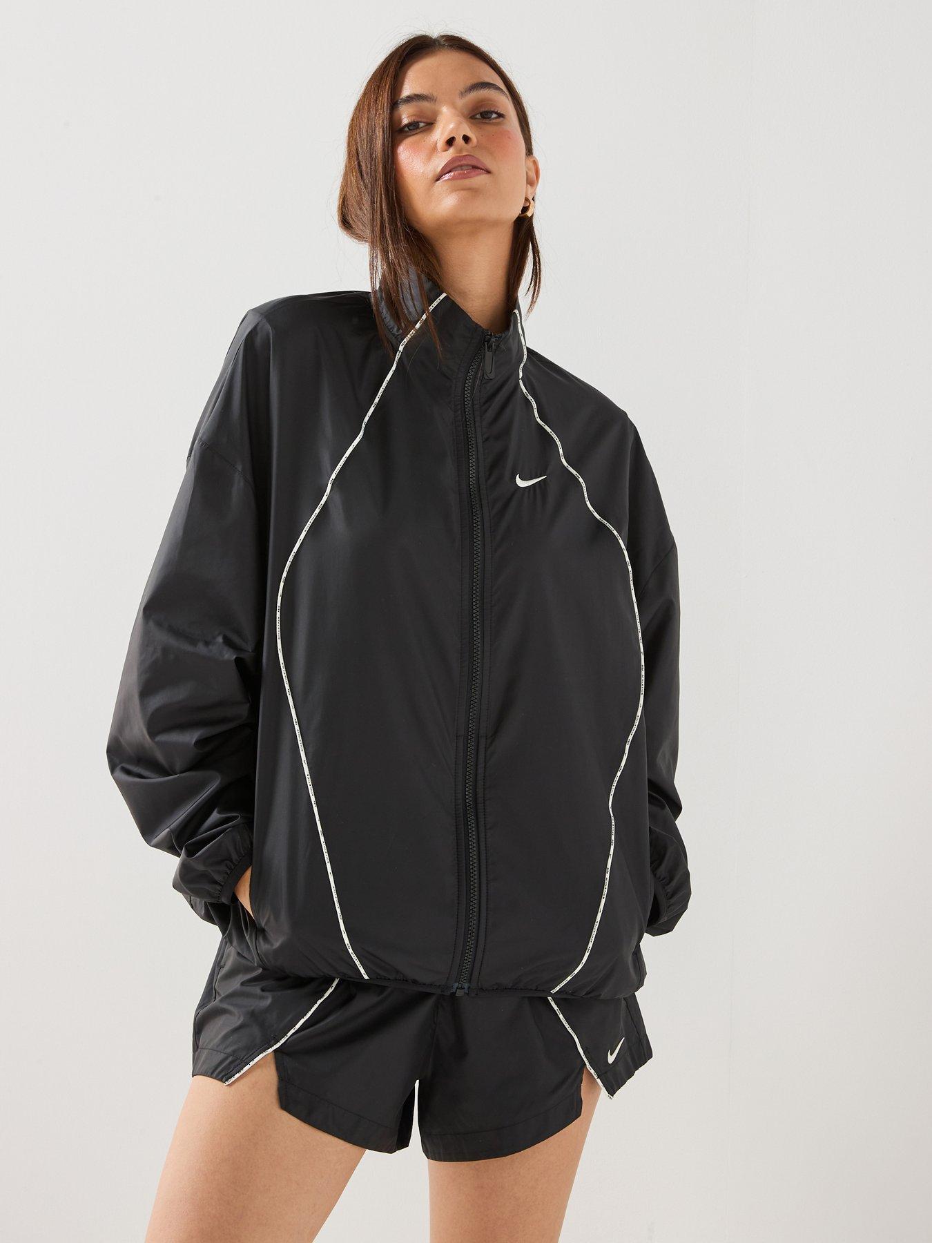 Nike Womens Athletics Department Piped Track Top - Black