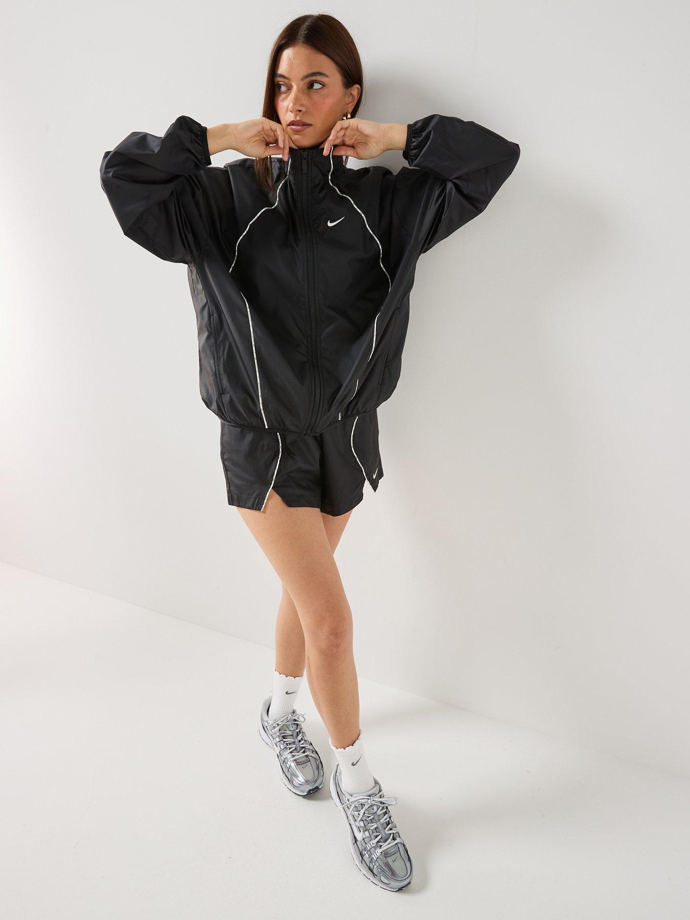 Image 3 of 6 of Nike Womens Athletics Department Piped Track Top - Black
