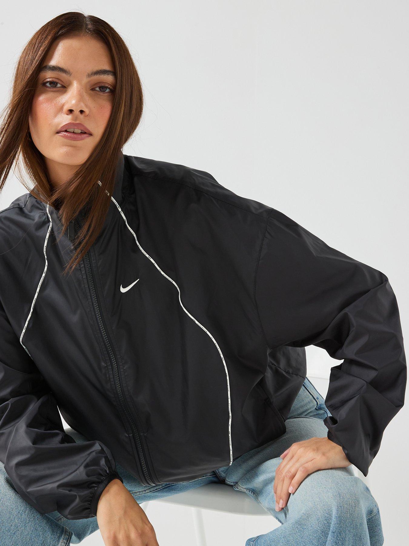 Image 4 of 6 of Nike Womens Athletics Department Piped Track Top - Black