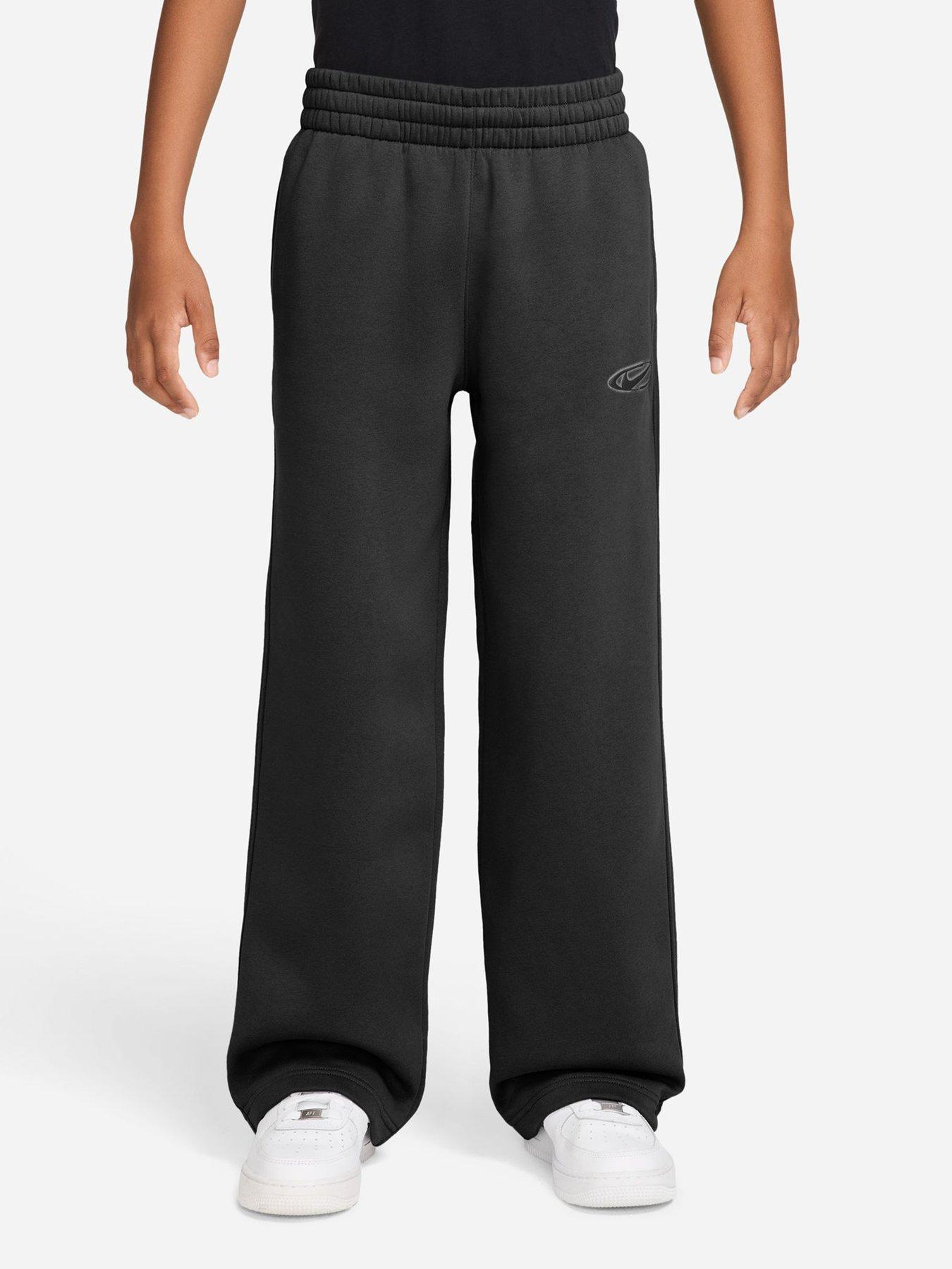 Nike Big Kids' Club Fleece Select Joggers - Black in Black/White