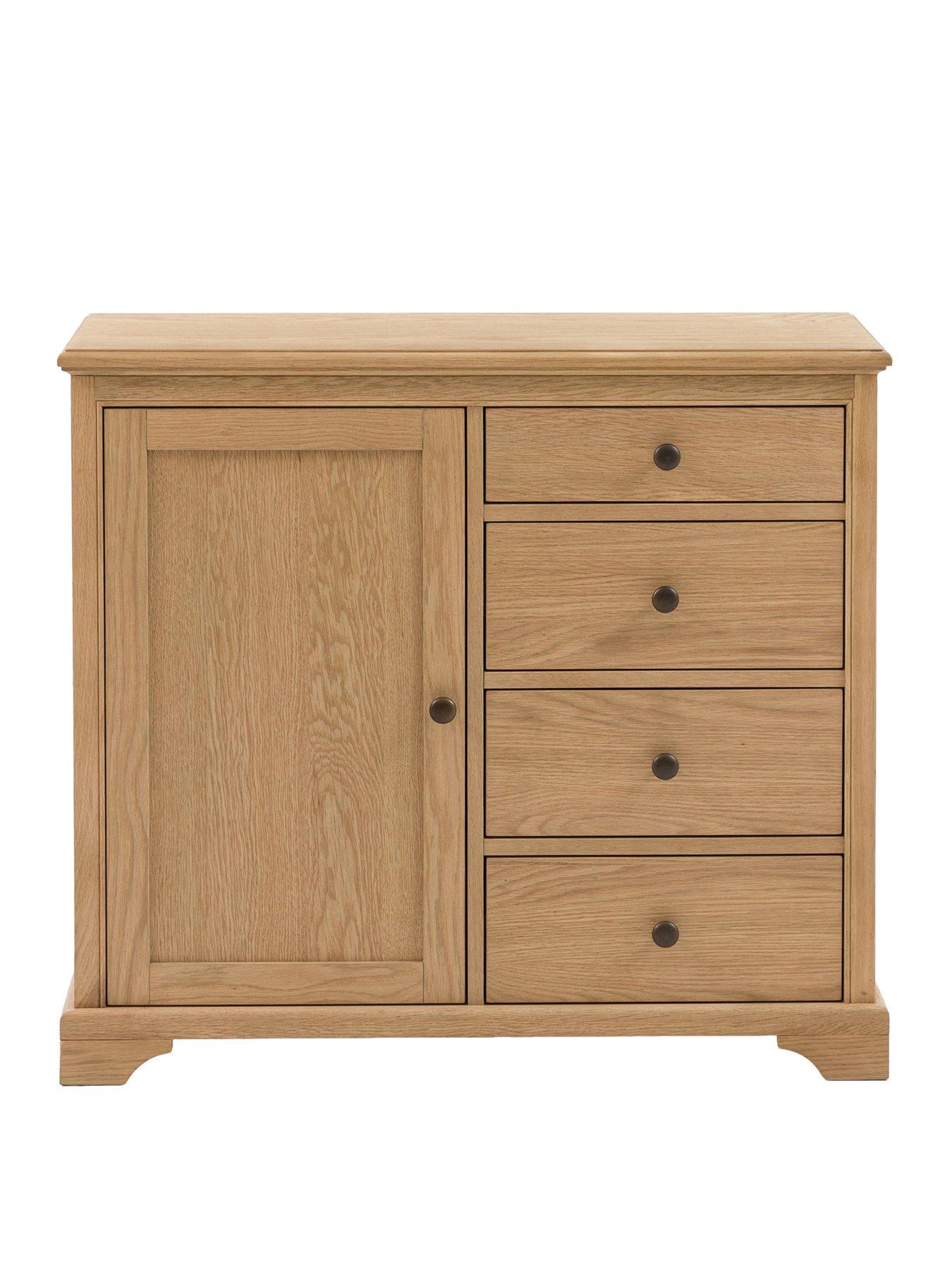 Image 2 of 5 of Gallery Direct Malvern 1 Door 4 Drawer Sideboard