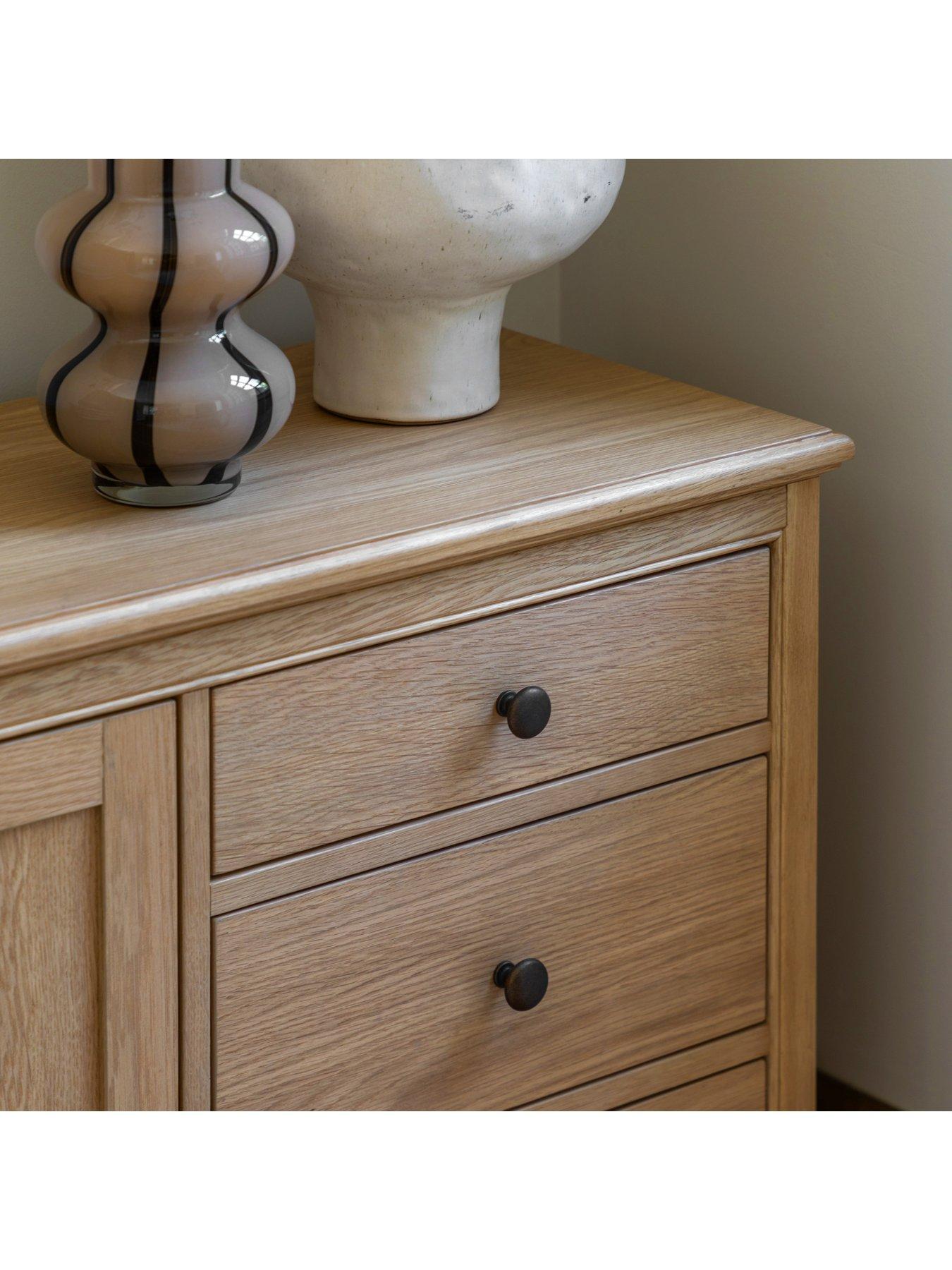 Image 3 of 5 of Gallery Direct Malvern 1 Door 4 Drawer Sideboard