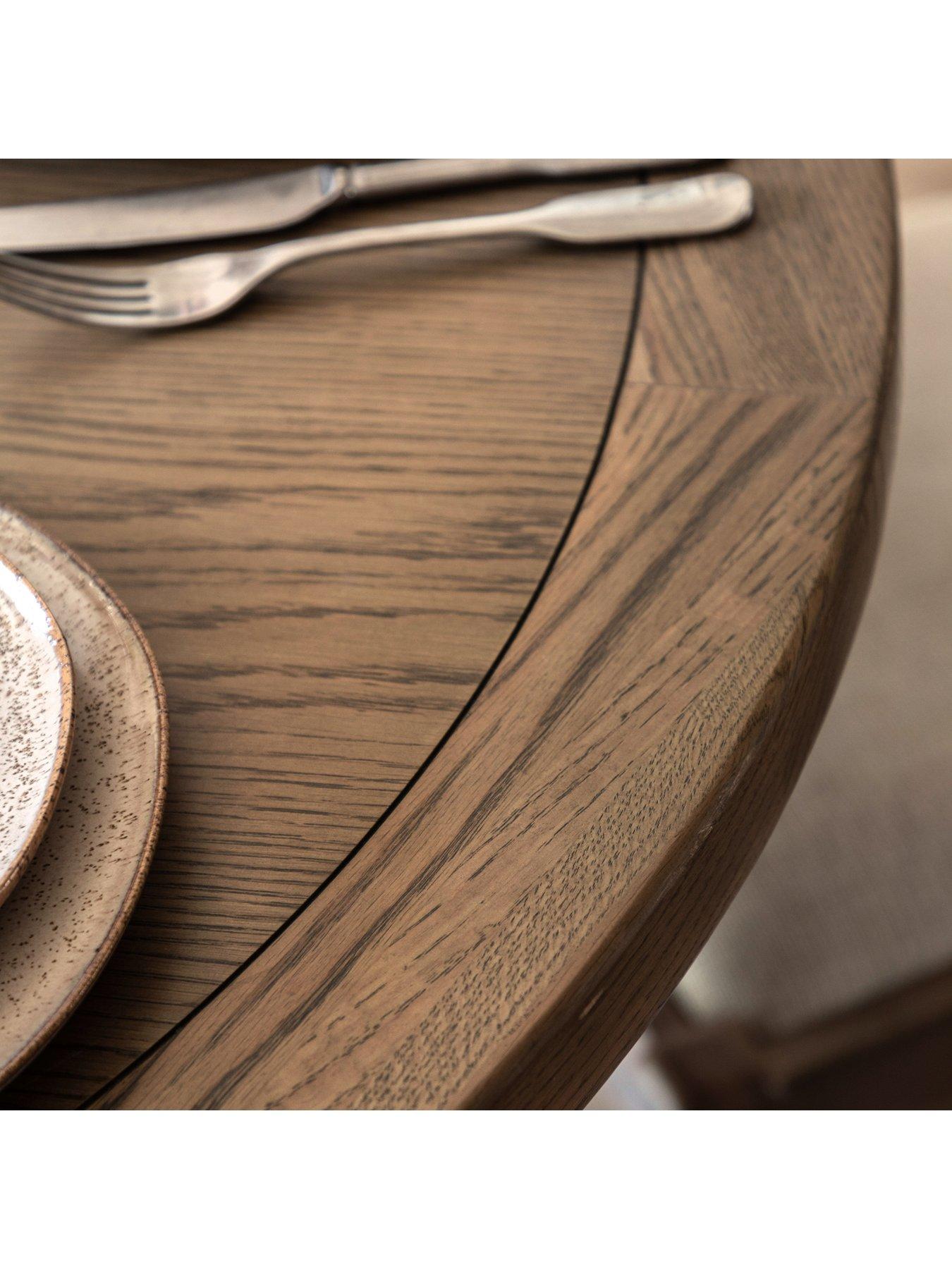 Image 3 of 5 of Gallery Hardwick Round Extending Dining Table