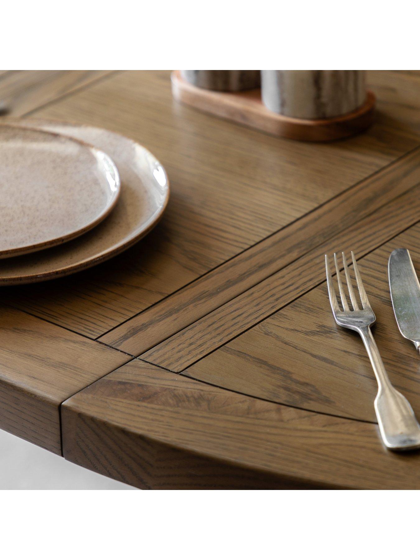 Image 4 of 5 of Gallery Hardwick Round Extending Dining Table
