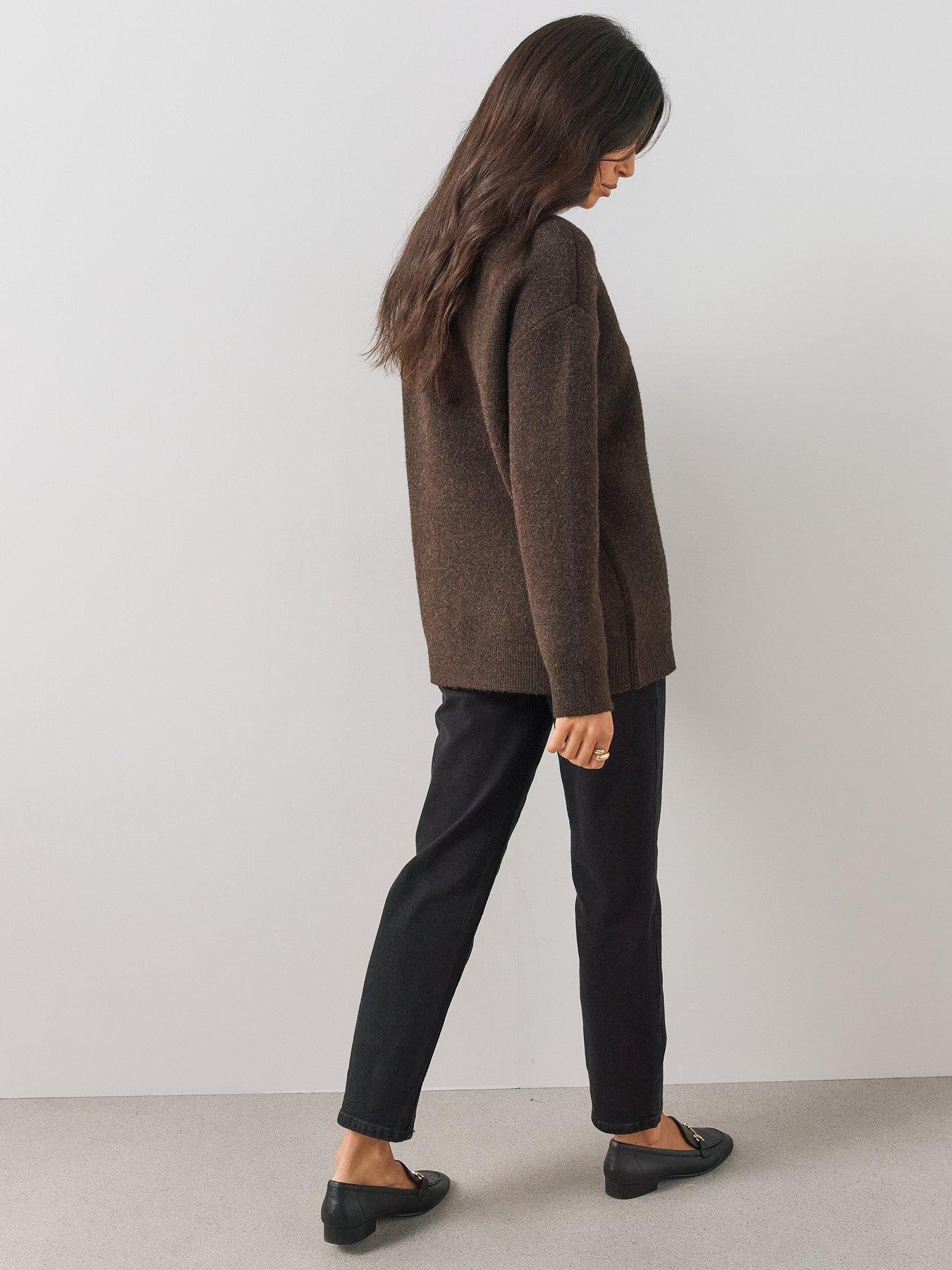 Image 5 of 6 of The Very Collection Womens Oversized Jumper - Chocolate