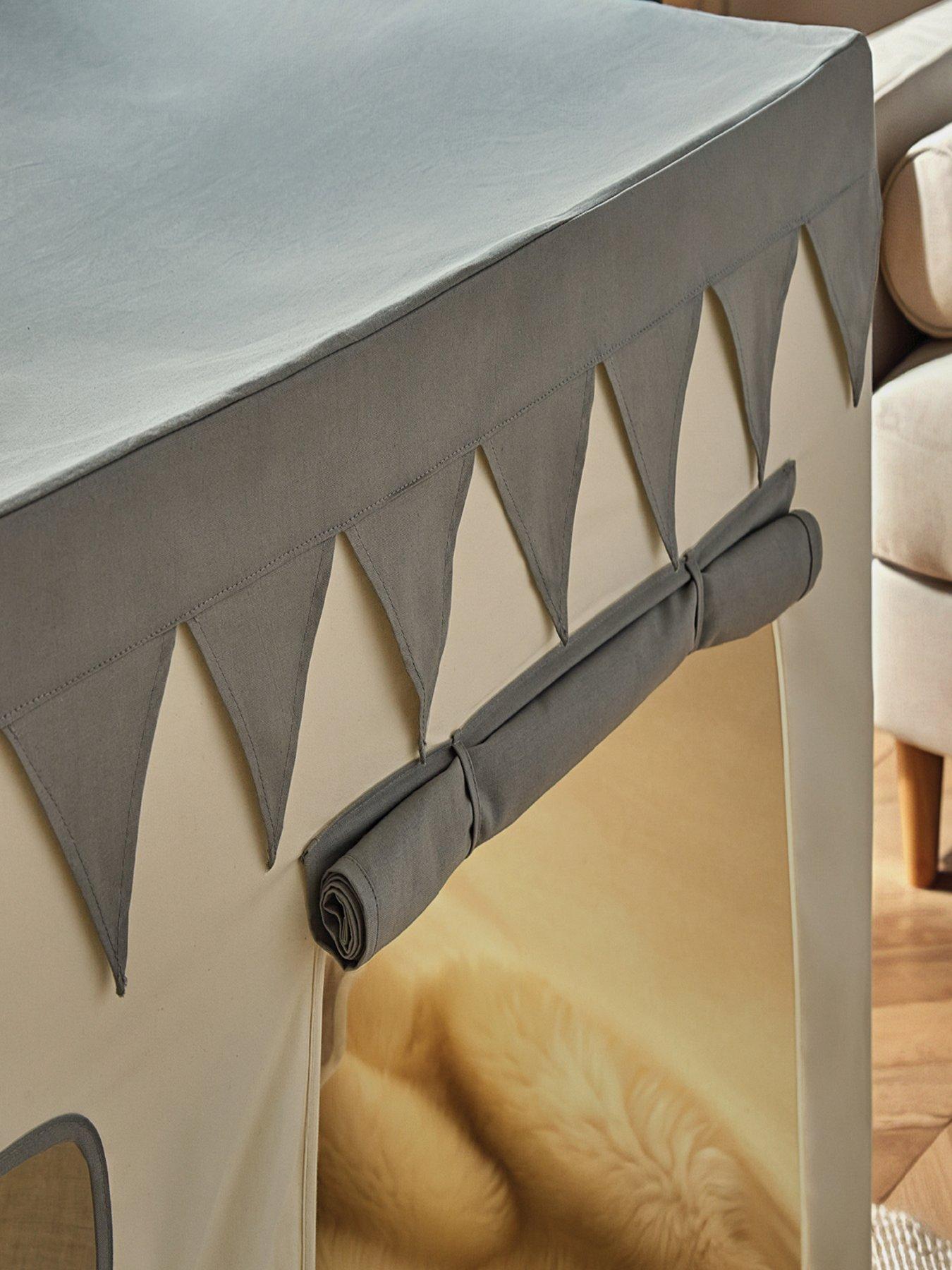Image 3 of 6 of CuddleCo Play House with Bunting - Sea Salt