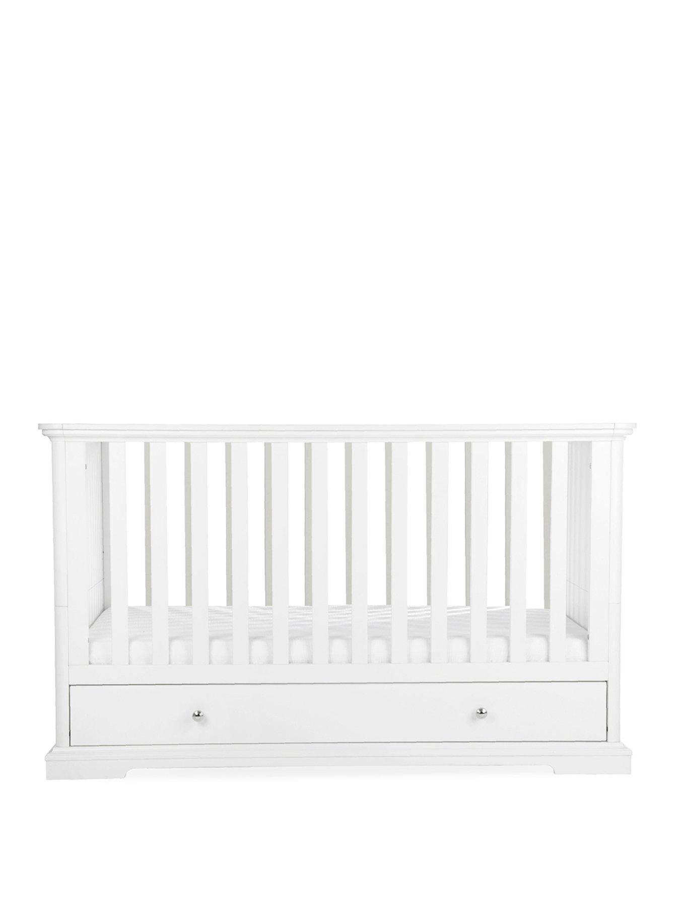 cuddleco-beaumont-cot-bed-whitestillFront