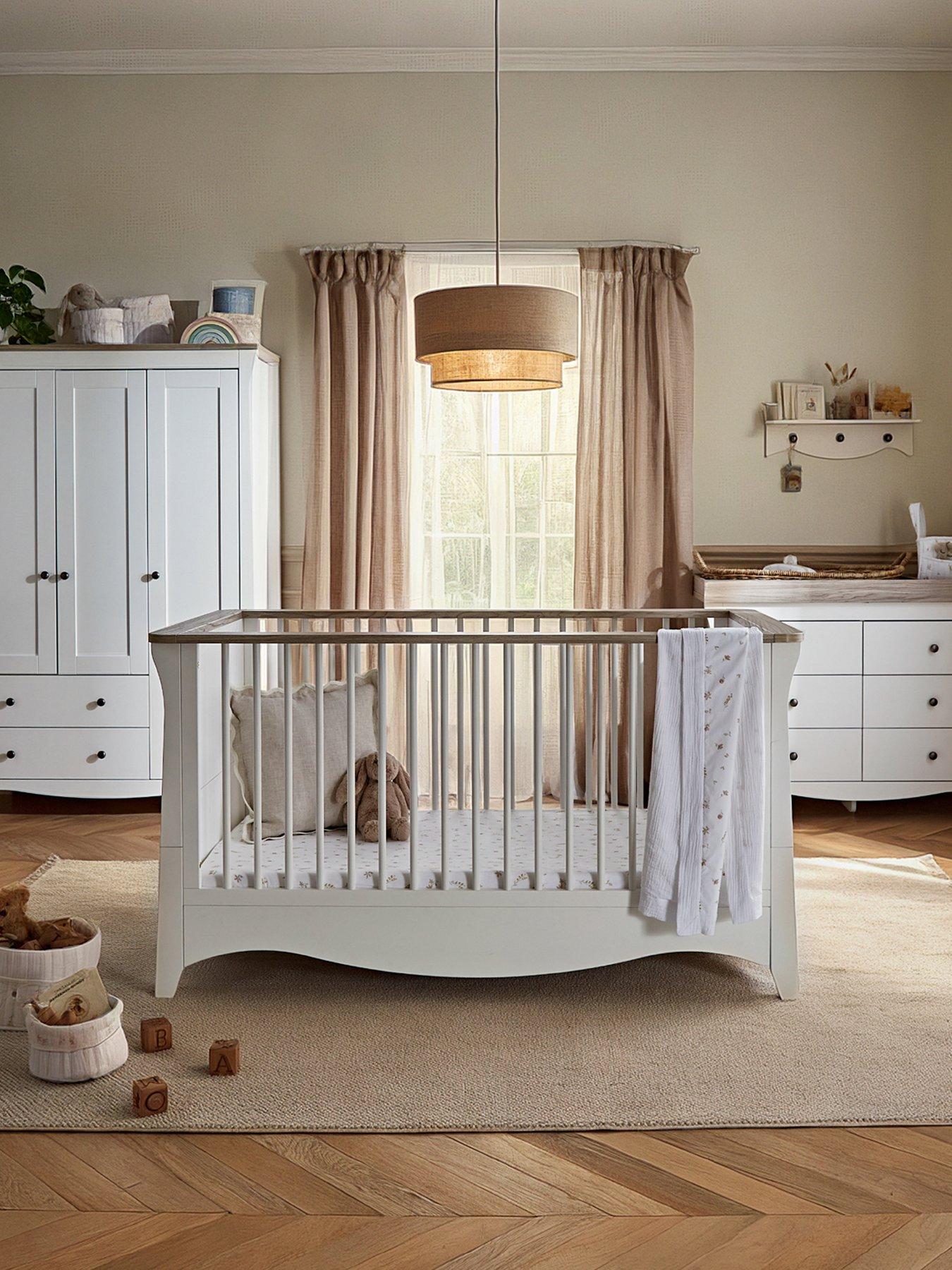 Image 1 of 6 of CuddleCo Clara Luxe 3pc Set - White/Ash
