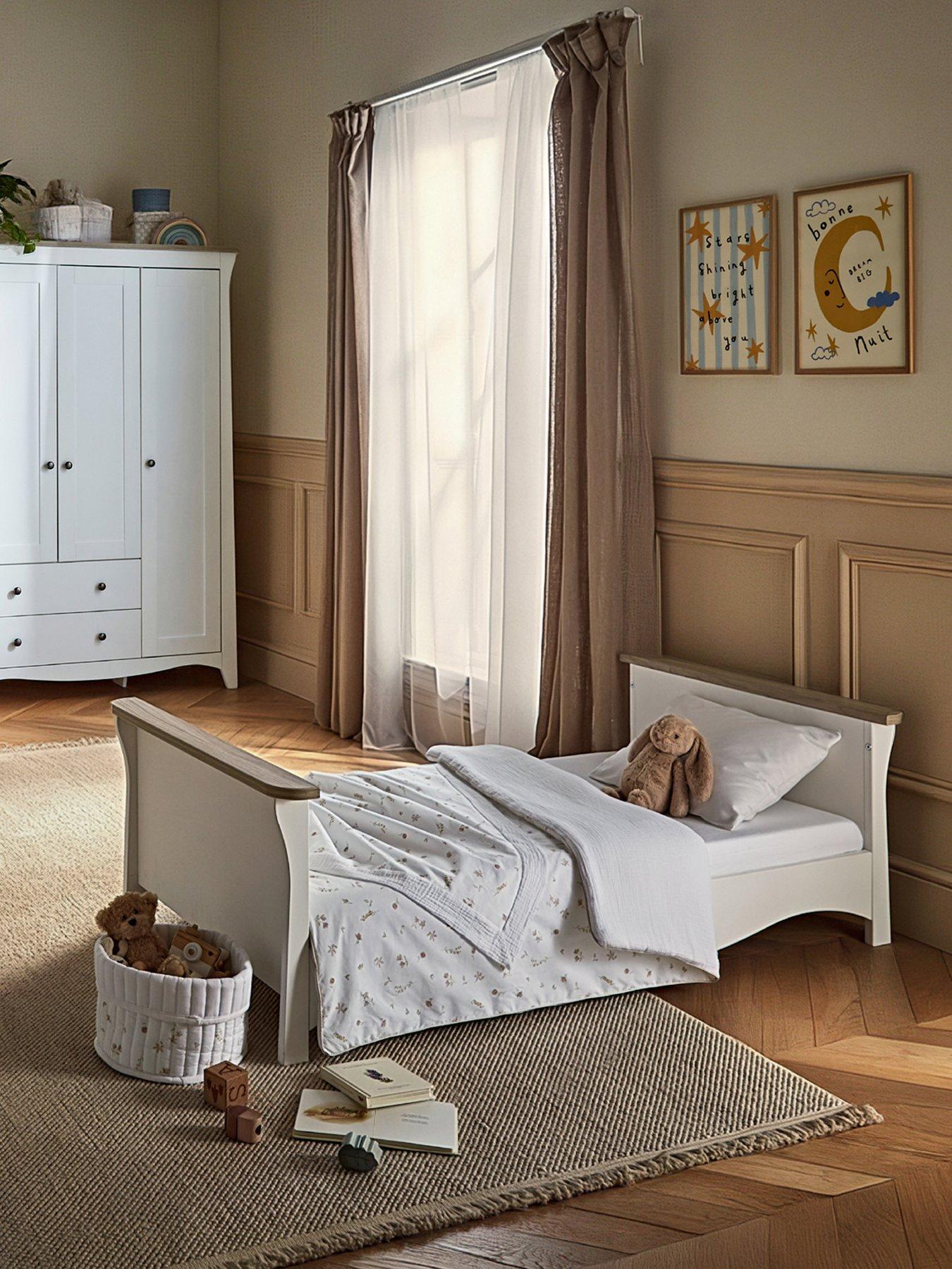 Image 3 of 6 of CuddleCo Clara Luxe 3pc Set - White/Ash