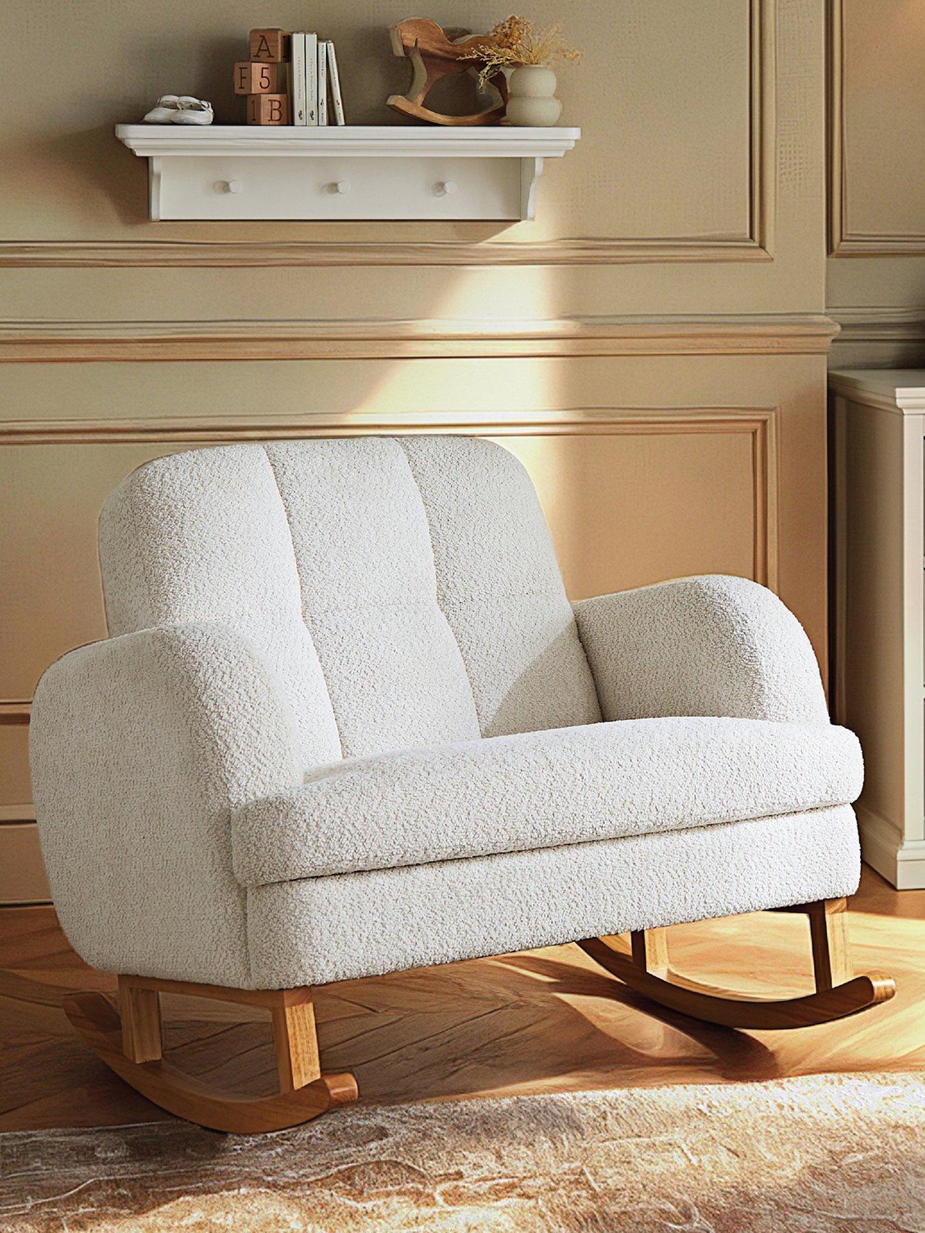 Image 1 of 8 of CuddleCo Etta Cuddle Nursing Chair - Boucle Off White