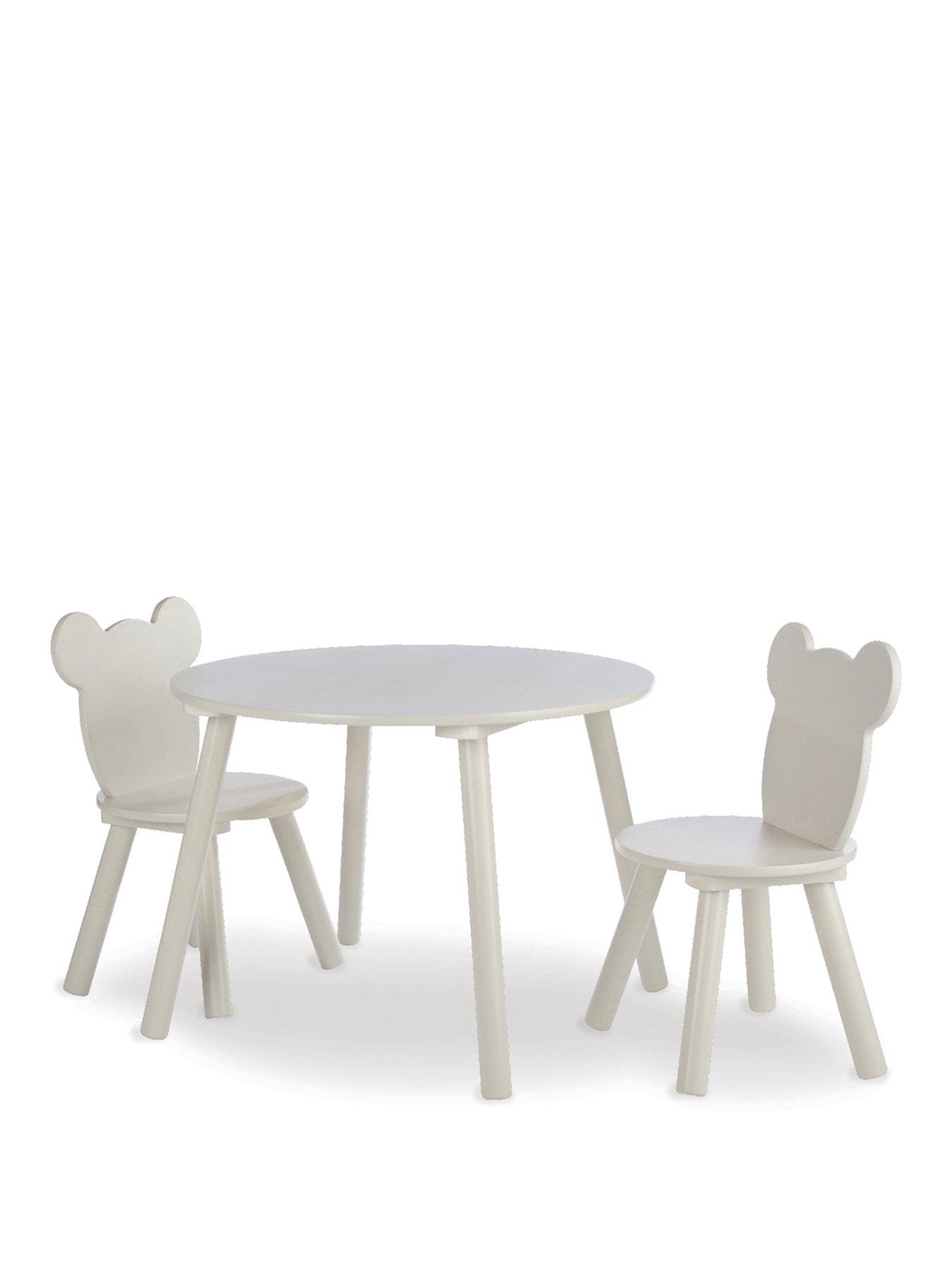Image 2 of 5 of CuddleCo Play House Bear Table &amp; 2 Chairs - Pebble