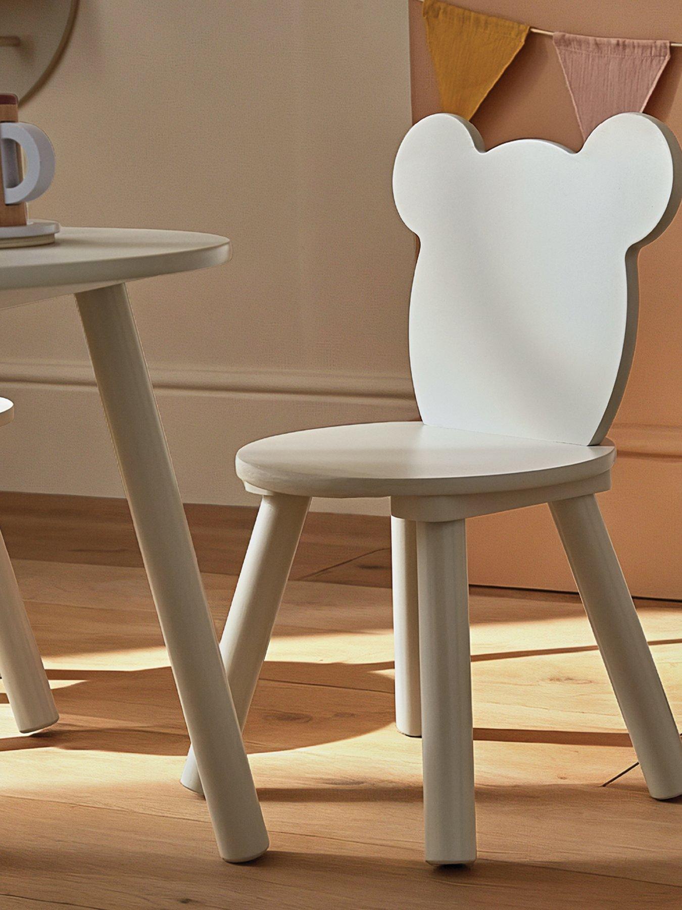 Image 3 of 5 of CuddleCo Play House Bear Table &amp; 2 Chairs - Pebble