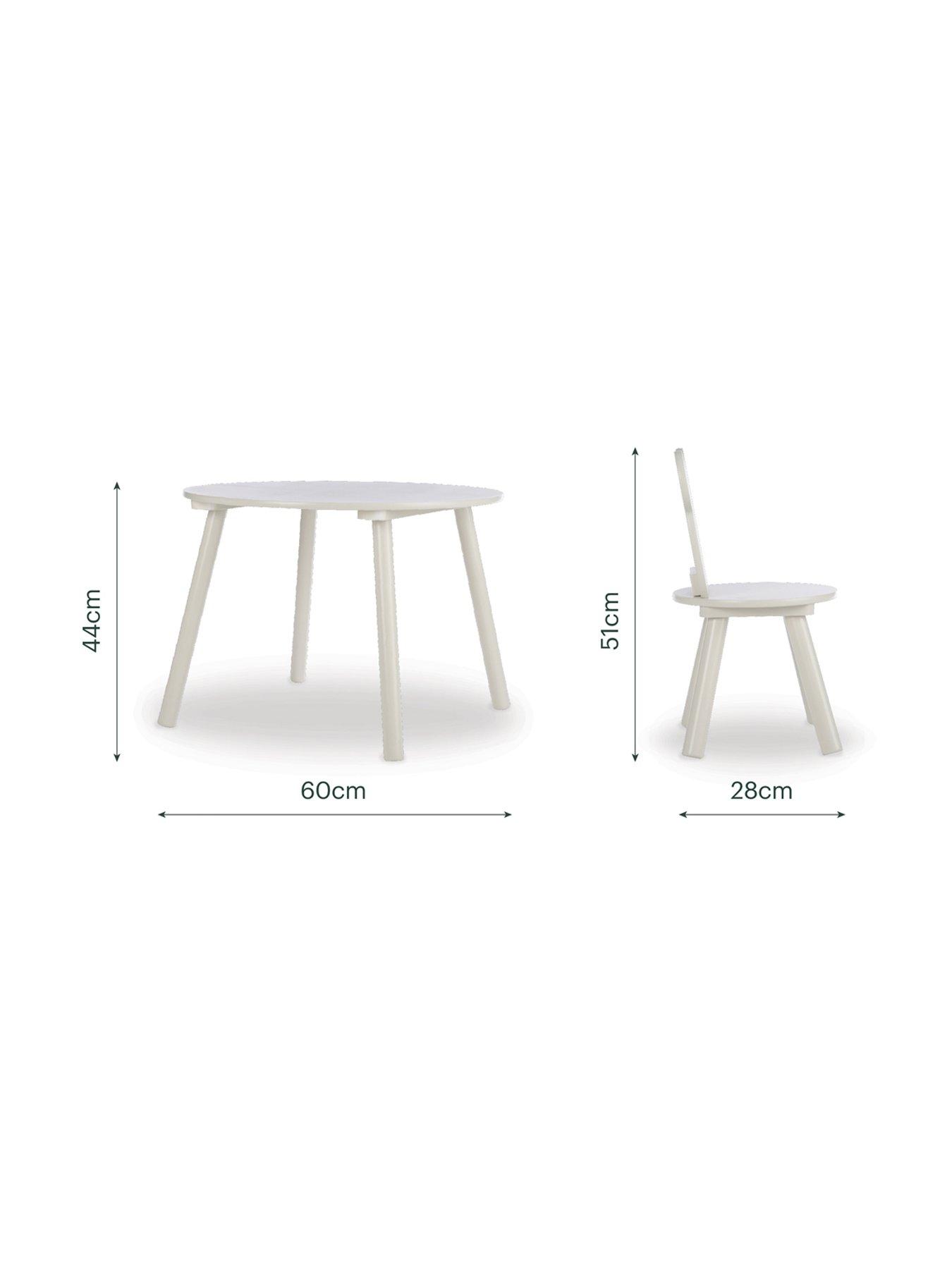 Image 5 of 5 of CuddleCo Play House Bear Table &amp; 2 Chairs - Pebble