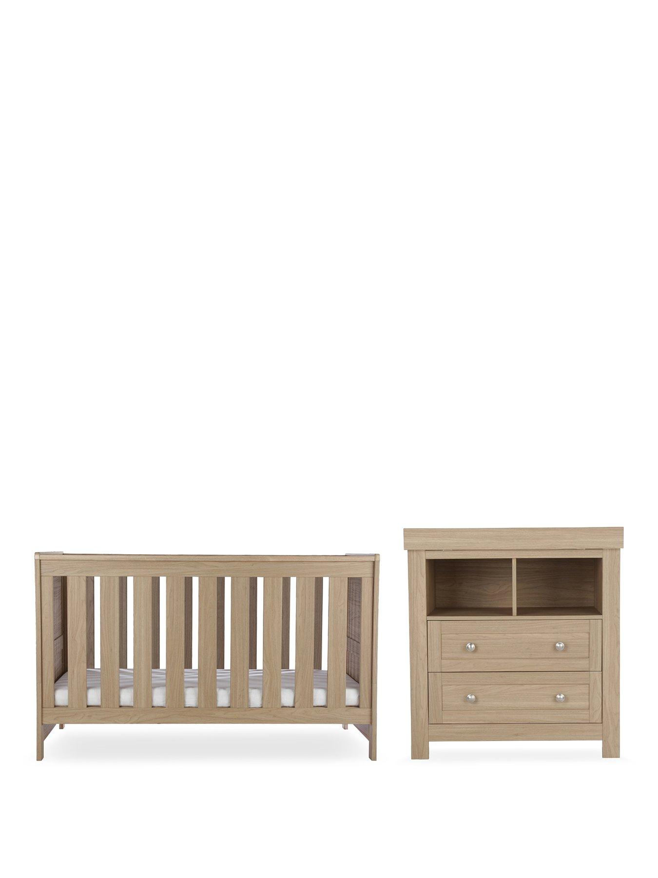 Image 2 of 8 of CuddleCo Burford 2 Piece Furniture Set - Oak