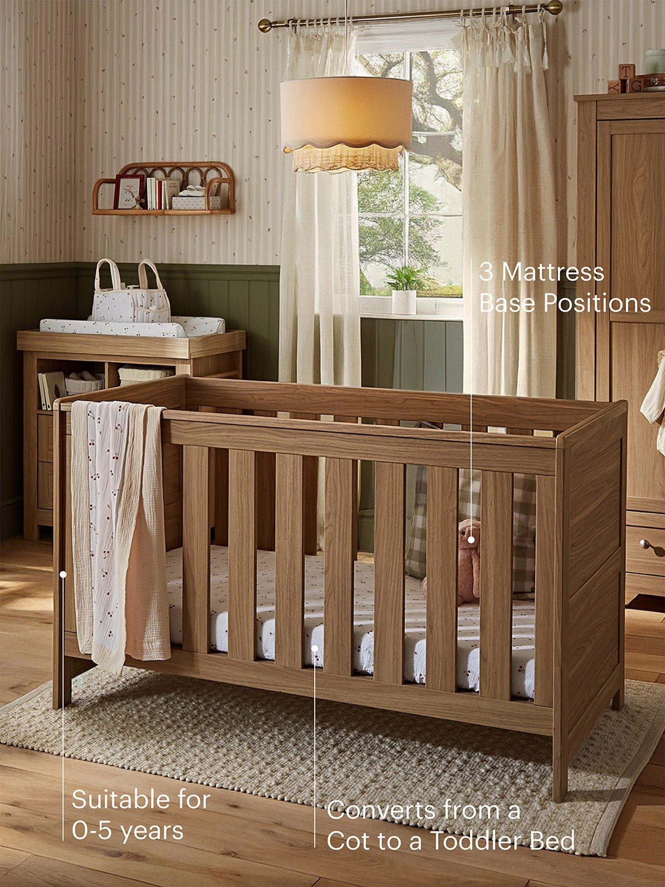 Image 4 of 8 of CuddleCo Burford 2 Piece Furniture Set - Oak