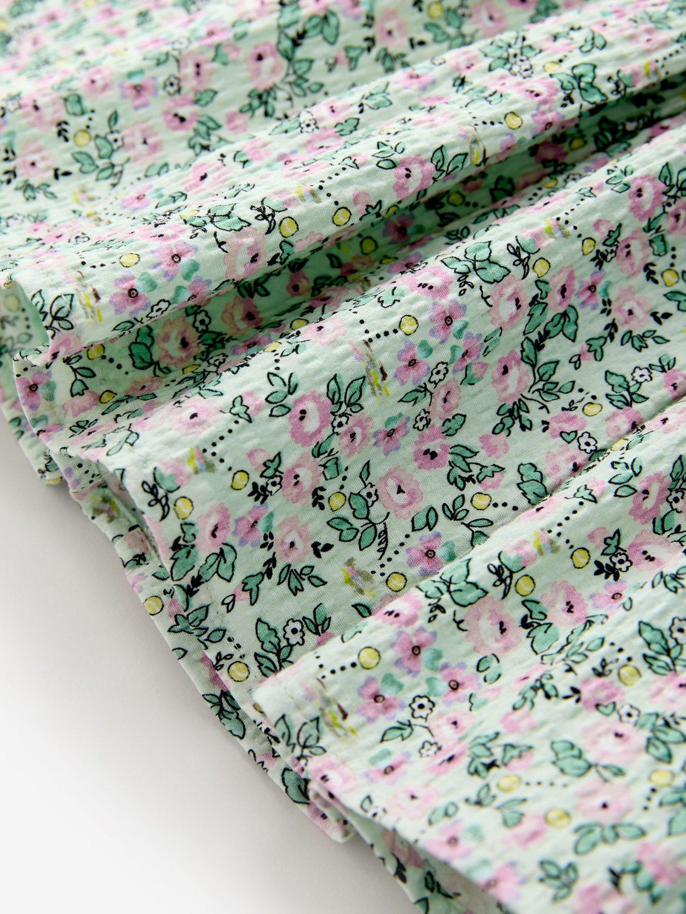Image 4 of 4 of Cath Kidston Younger Girls Ditsy Bow Dress - Green