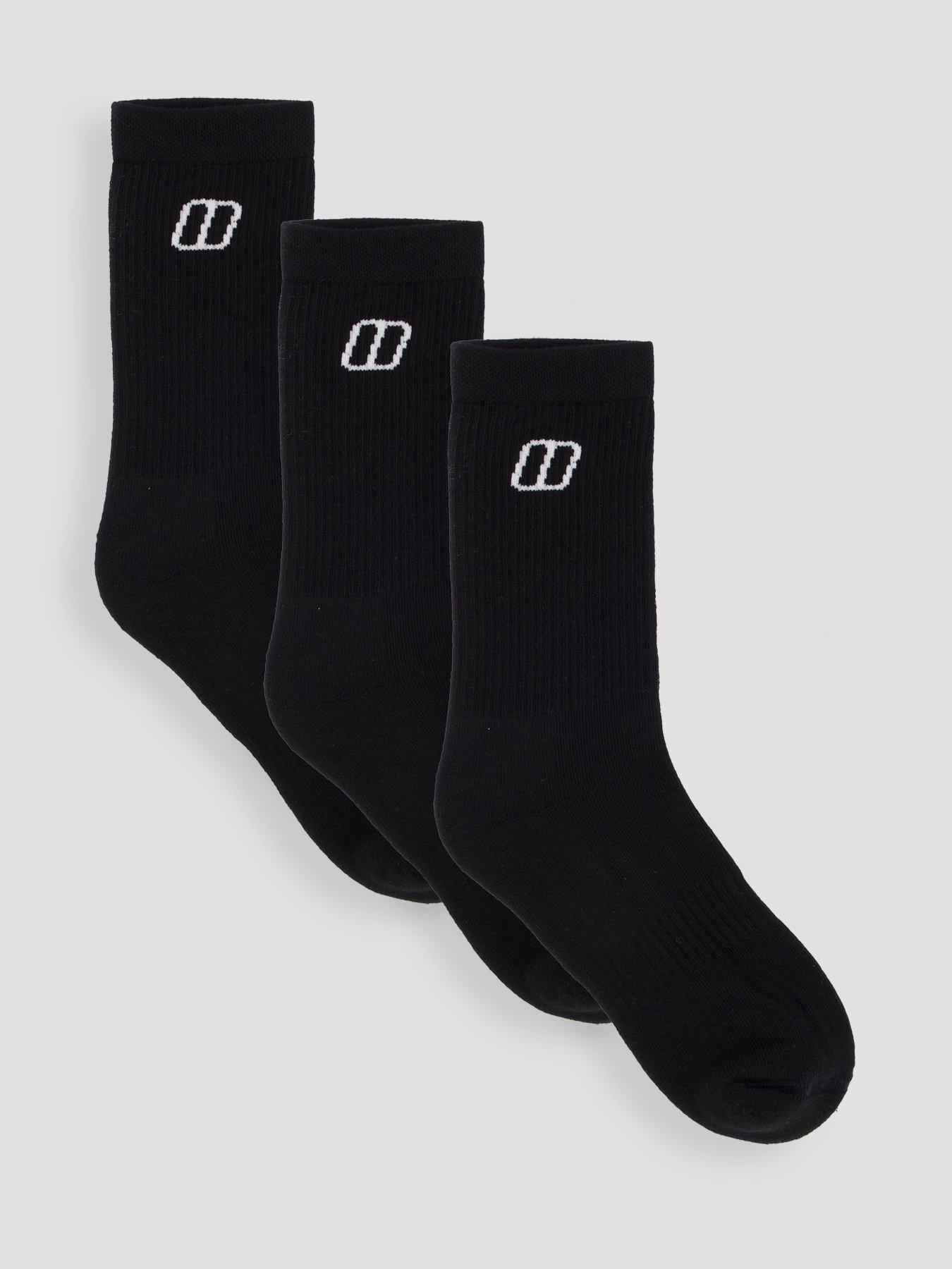 berghaus-unisex-everyday-3-pack-socks-black