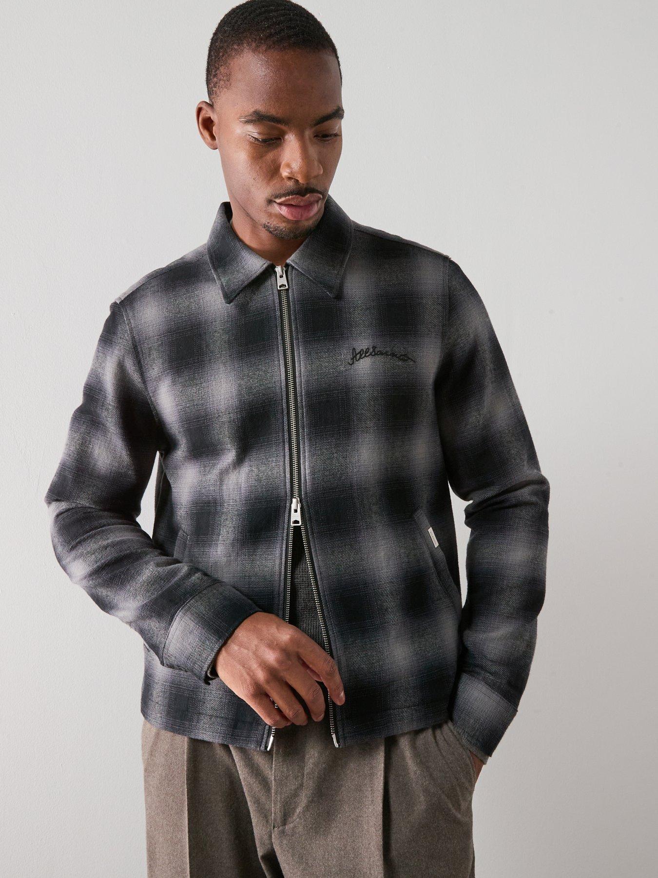 AllSaints Allsaints Kapi Long Sleeve Checked Jacket