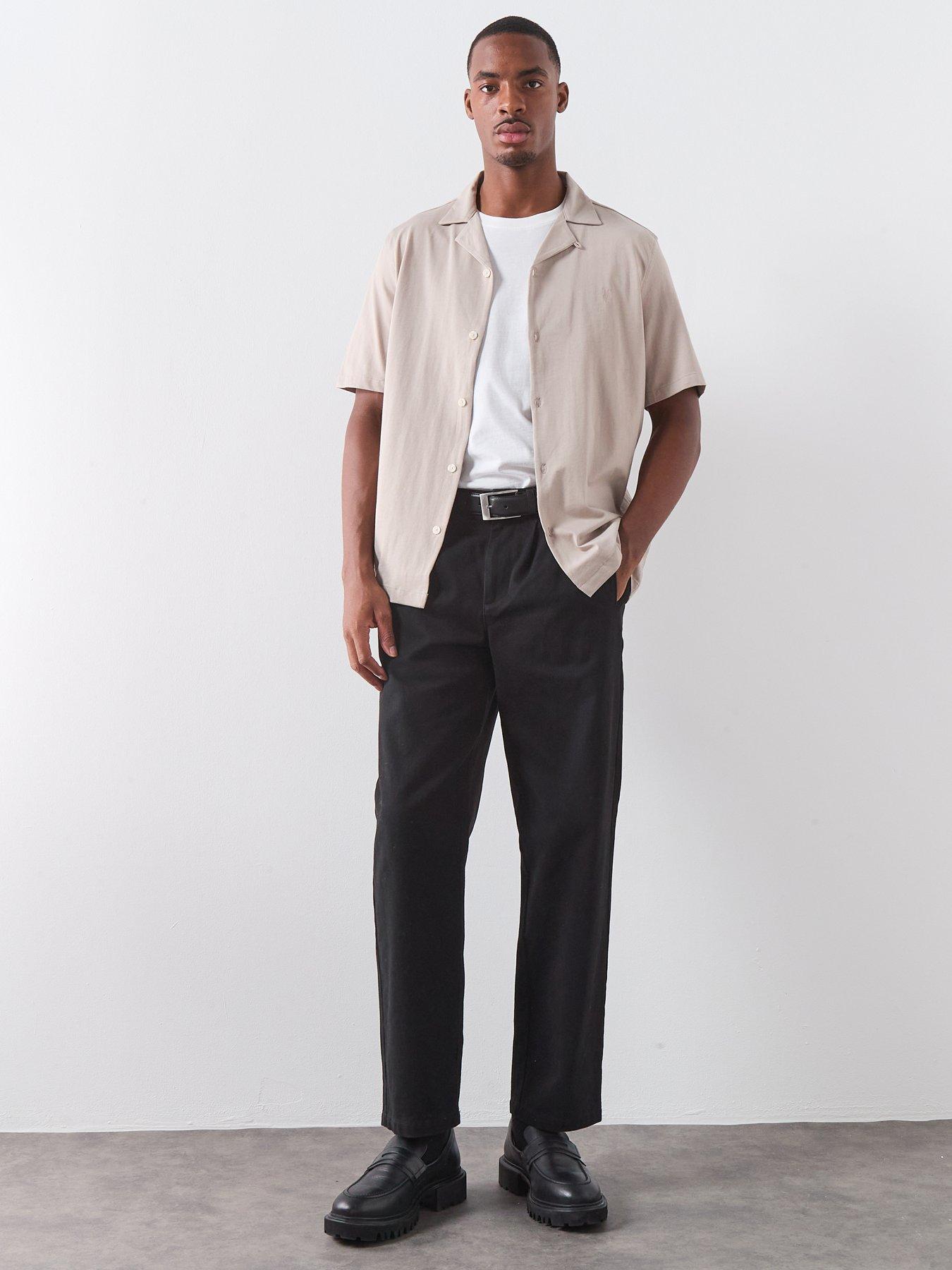 allsaints-hudson-short-sleeve-casual-shirt-beigeback