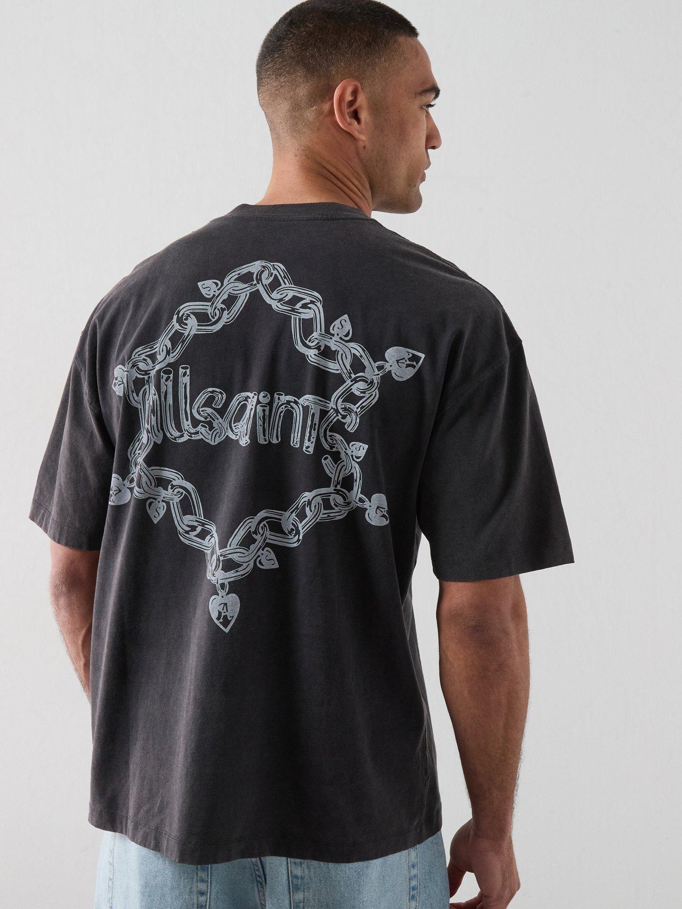 AllSaints Drip Graphic T-Shirt - Black