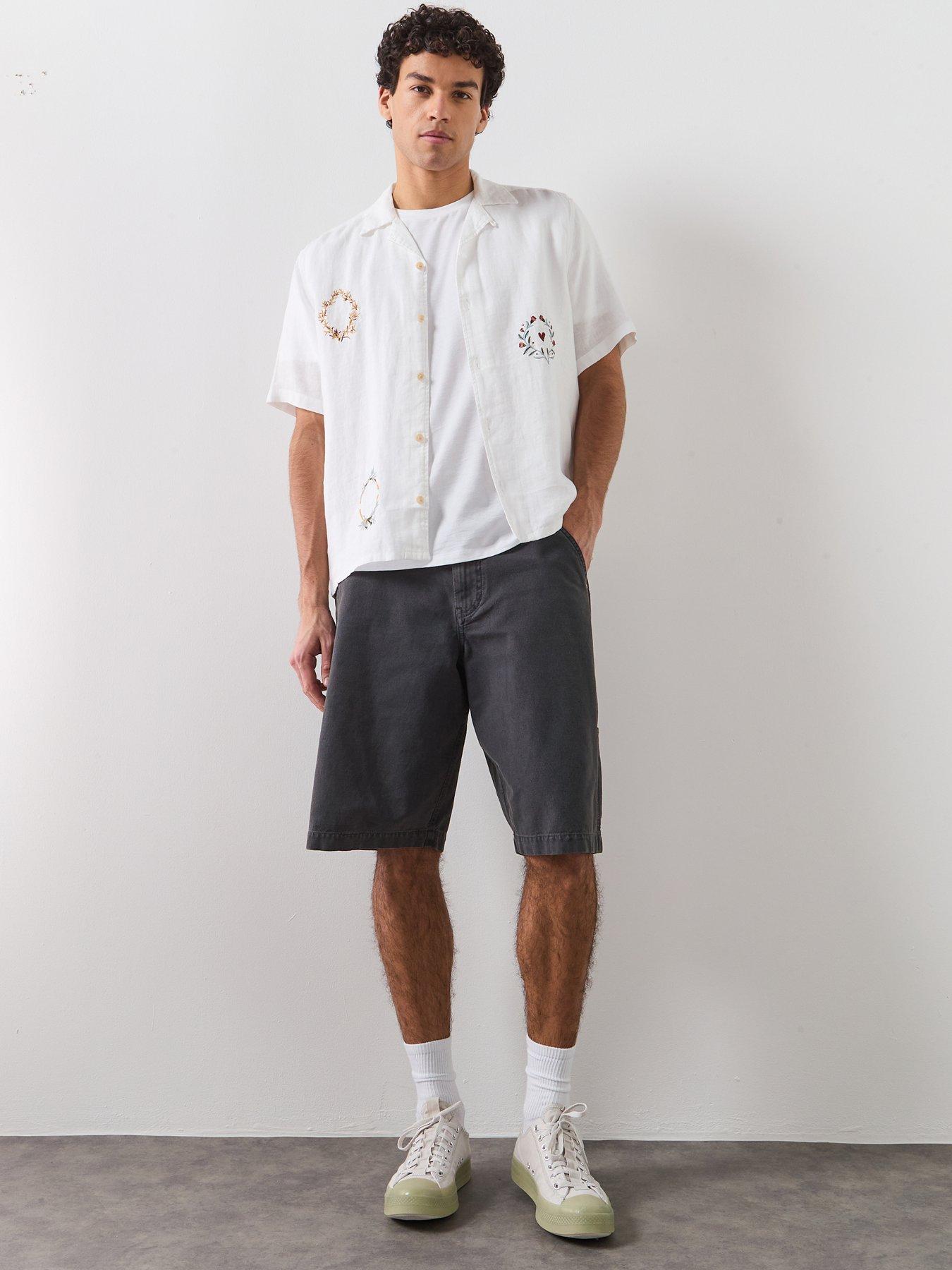 Image 3 of 5 of AllSaints Jackson Casual Shorts - Black