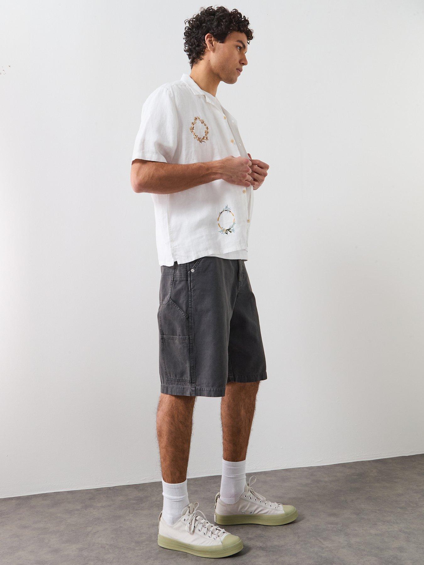 Image 5 of 5 of AllSaints Jackson Casual Shorts - Black