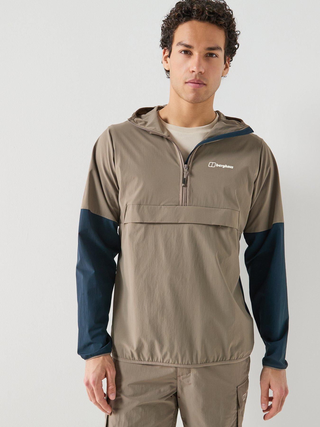 berghaus-mens-wandermoor-windbreaker-brownfront