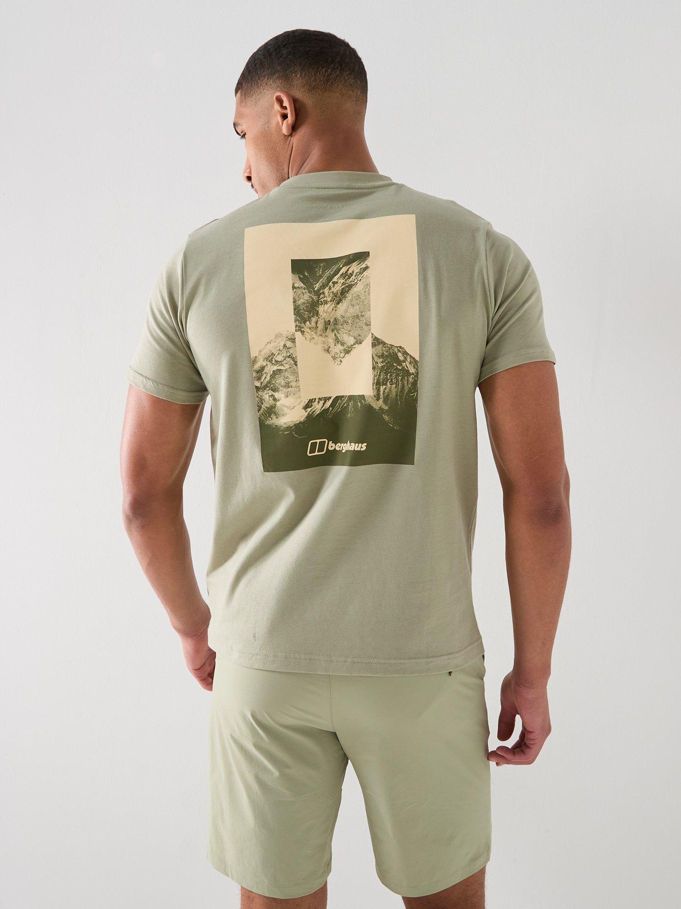 Image 1 of 6 of Berghaus Mens Back Graphic T-Shirt - Green