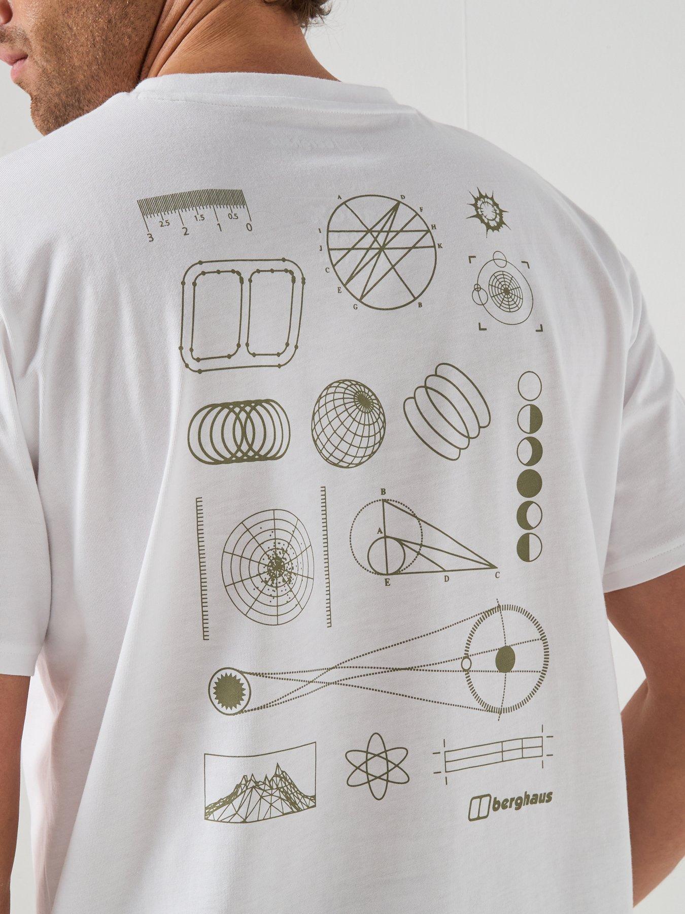 Image 4 of 6 of Berghaus Mens Back Graphic T-shirt - White
