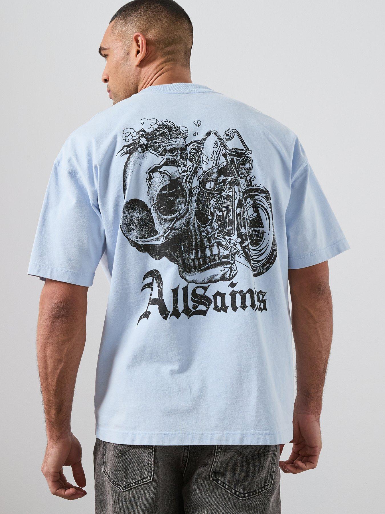 allsaints-pandead-back-print-graphic-t-shirt-light-bluefront