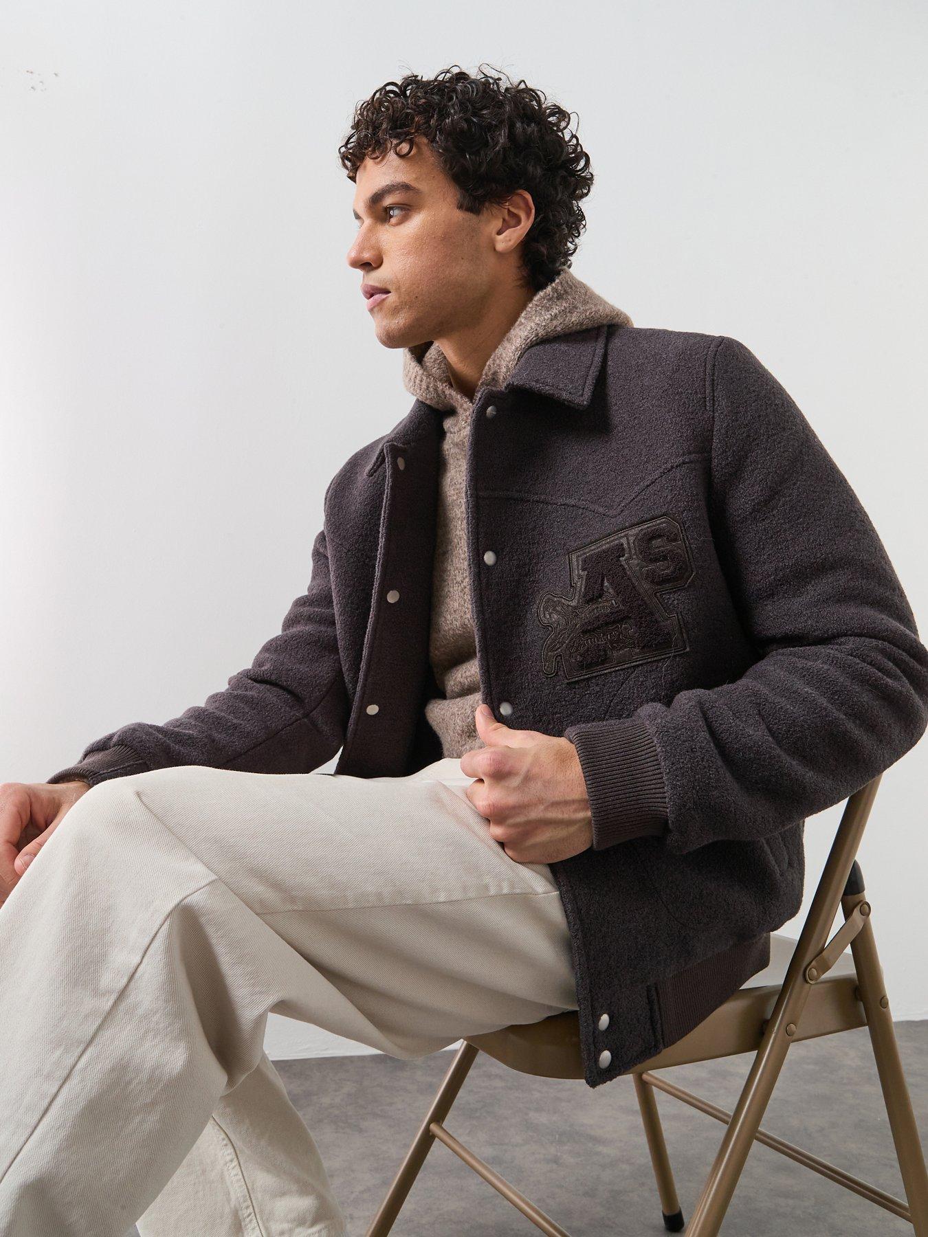 allsaints-royce-casual-jacket-dark-brownfront