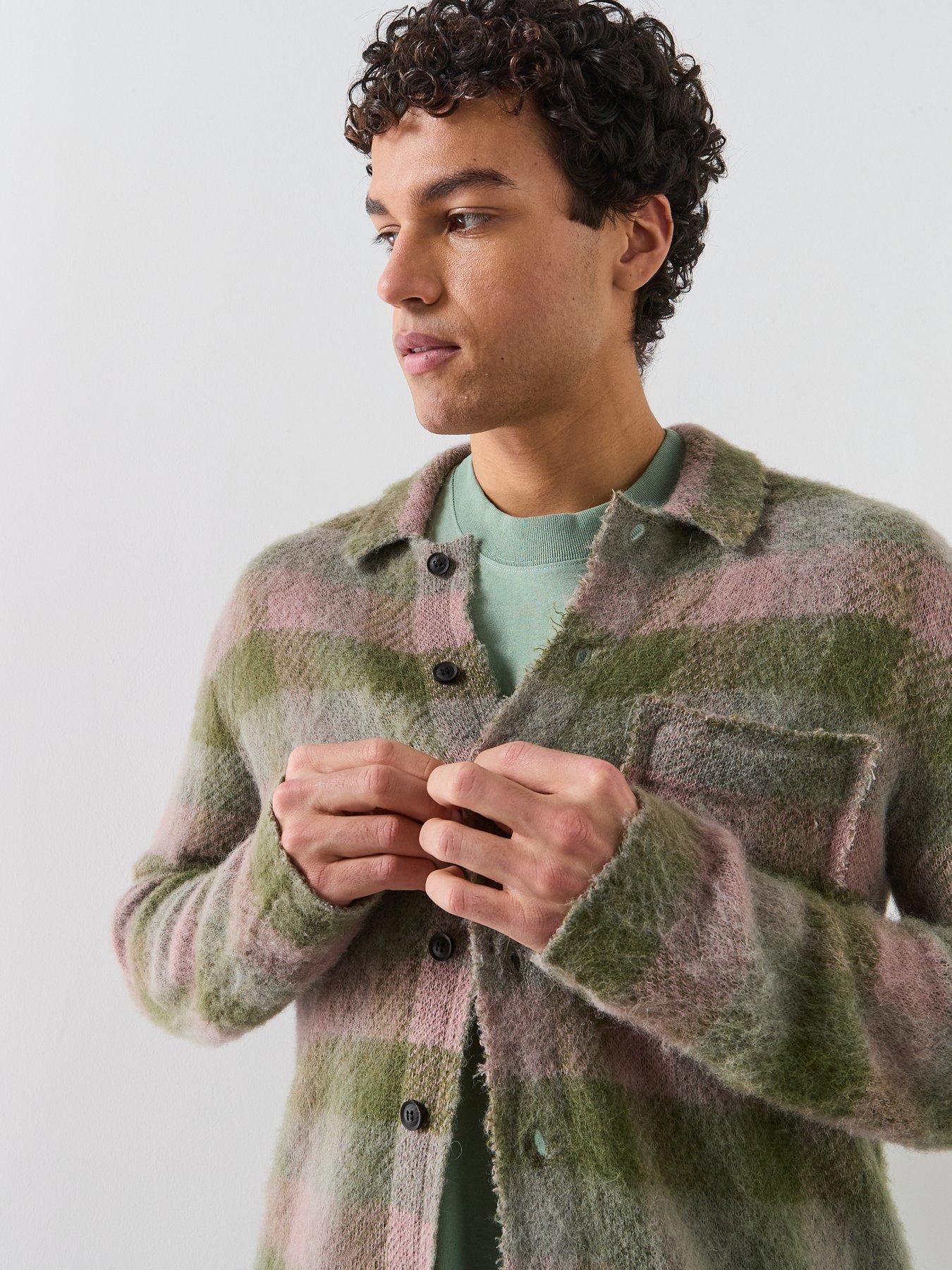 Image 4 of 6 of AllSaints Alder Knitted Cardigan - Multi